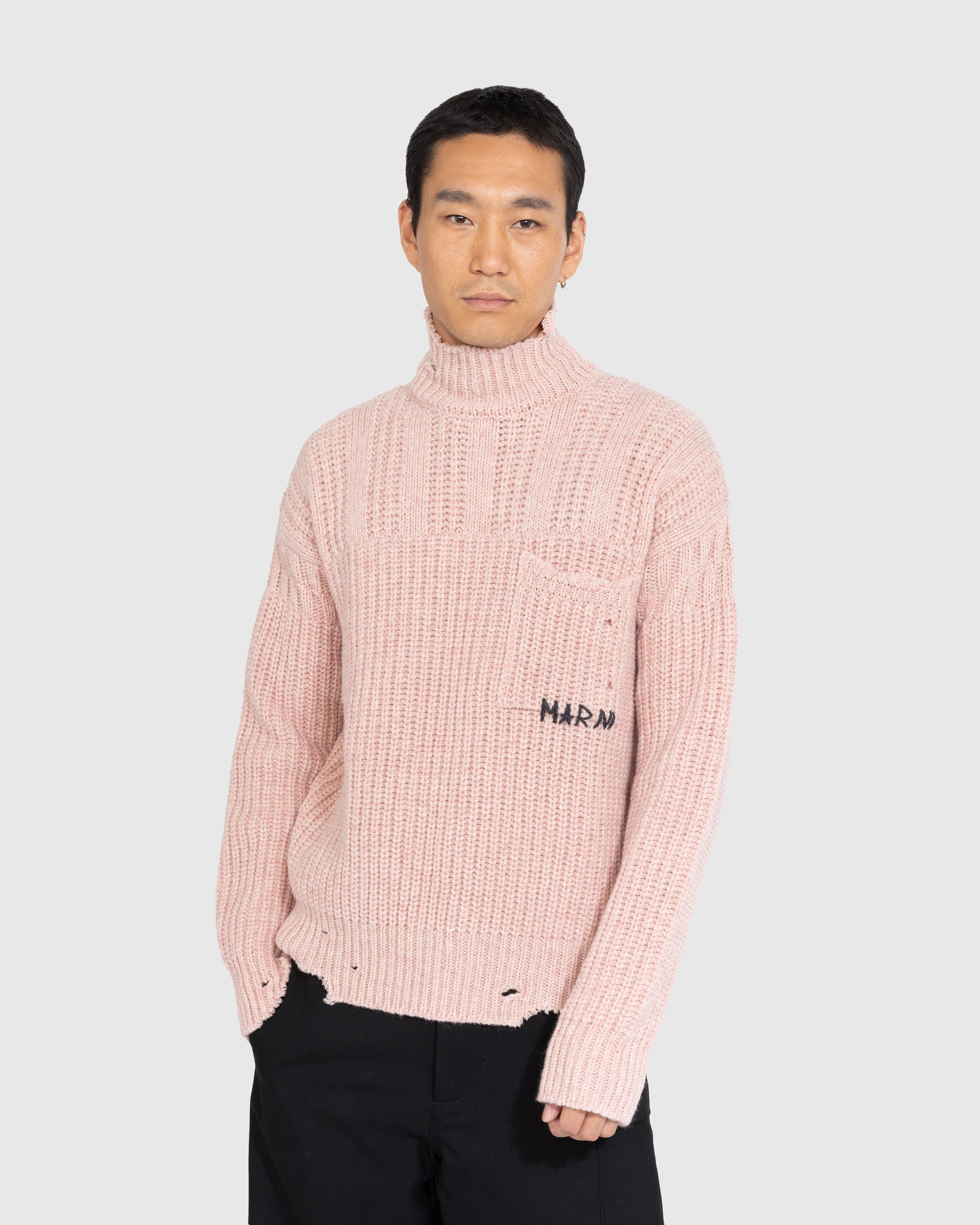 Marni - Wool Turtleneck Pink - Clothing - Pink - Image 2