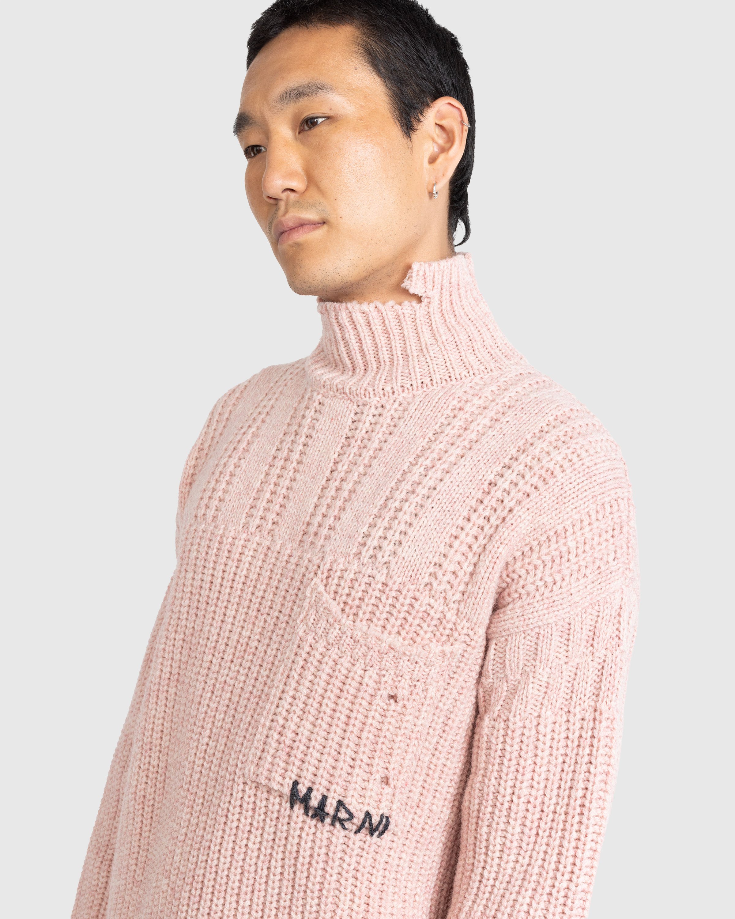 Marni - Wool Turtleneck Pink - Clothing - Pink - Image 4