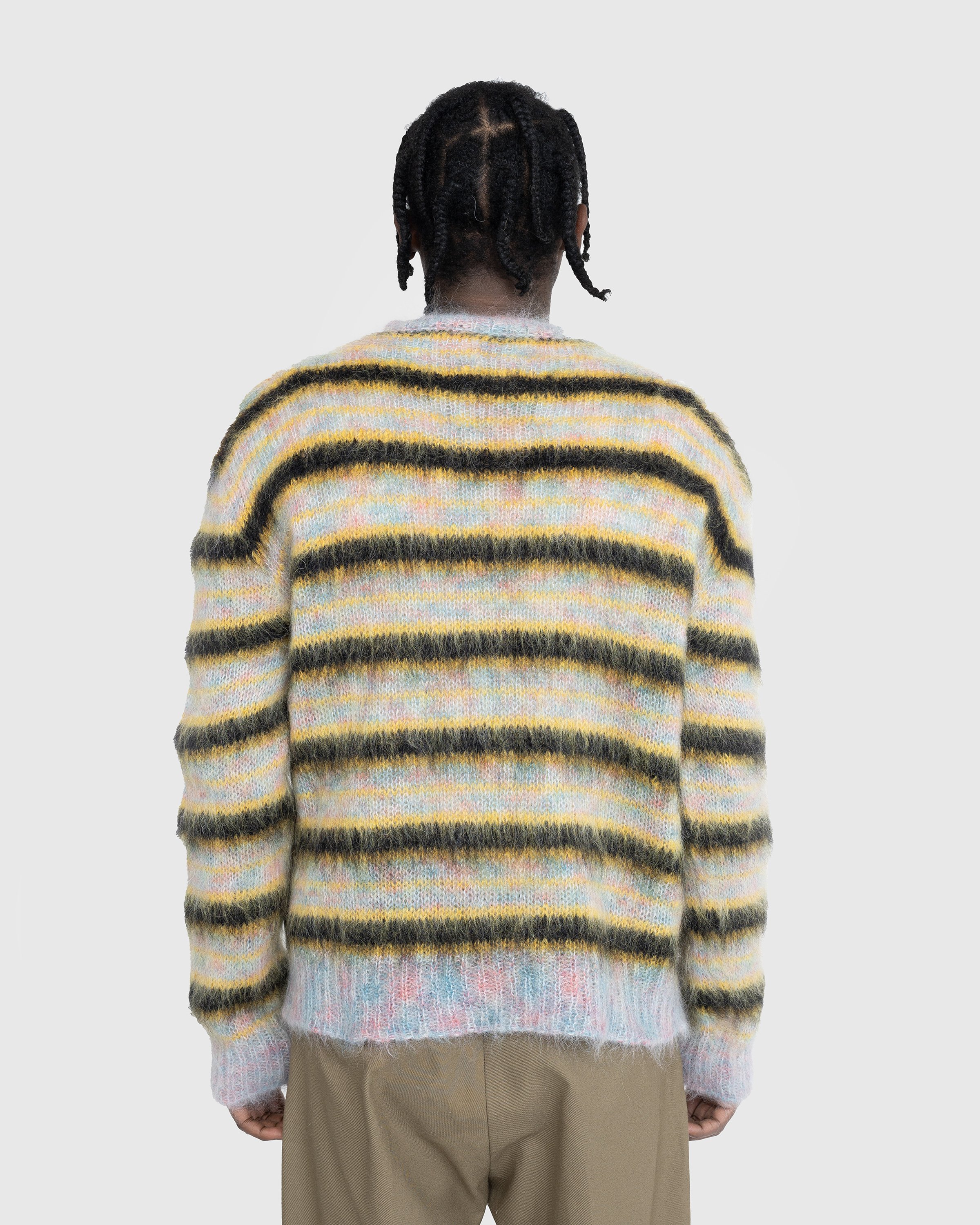 Marni - Striped Mohair Sweater Multi - Clothing - Multi - Image 3
