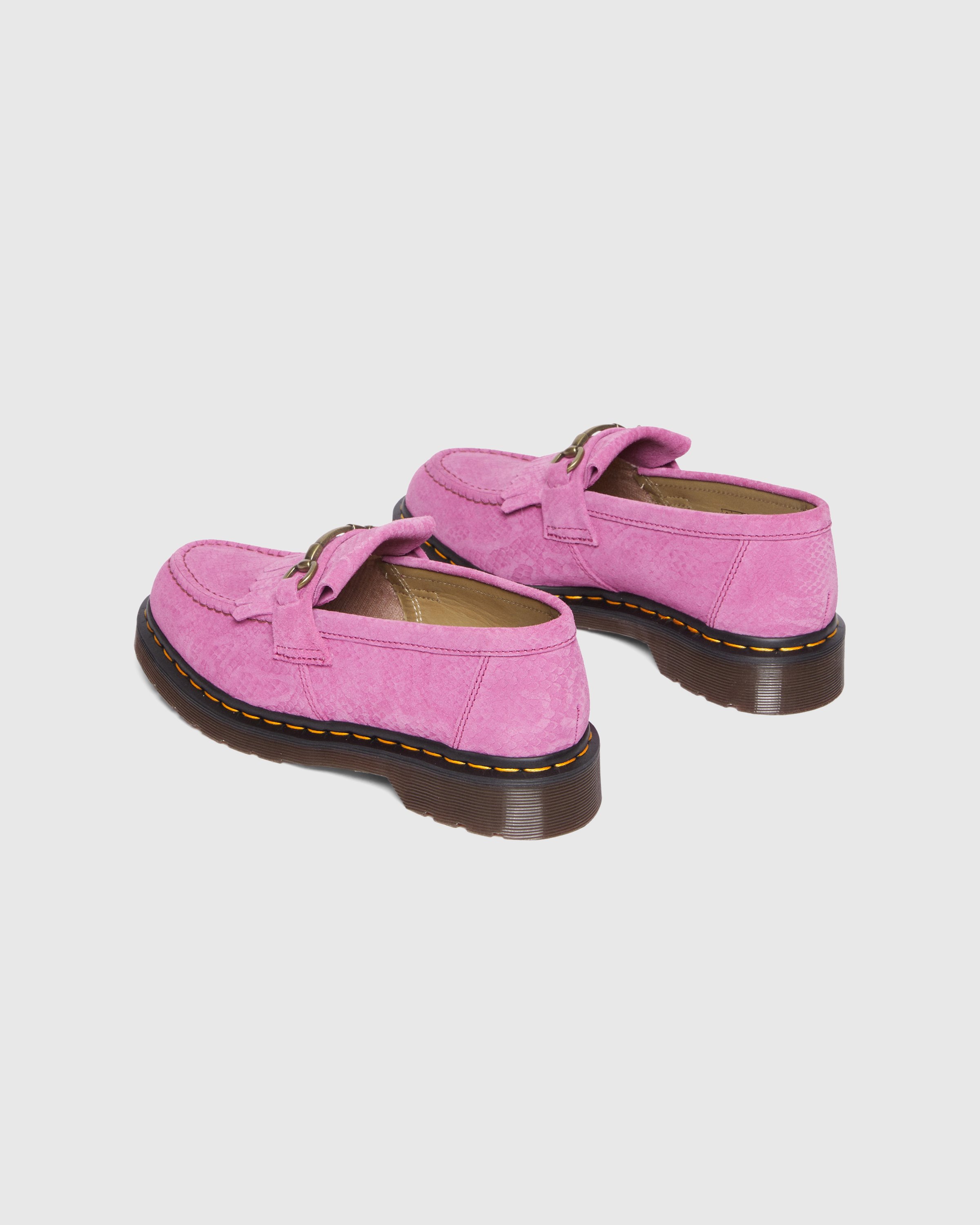 Dr. Martens - Adrian Snaffle Thrift Pink/Python Emboss - Footwear - Pink - Image 3
