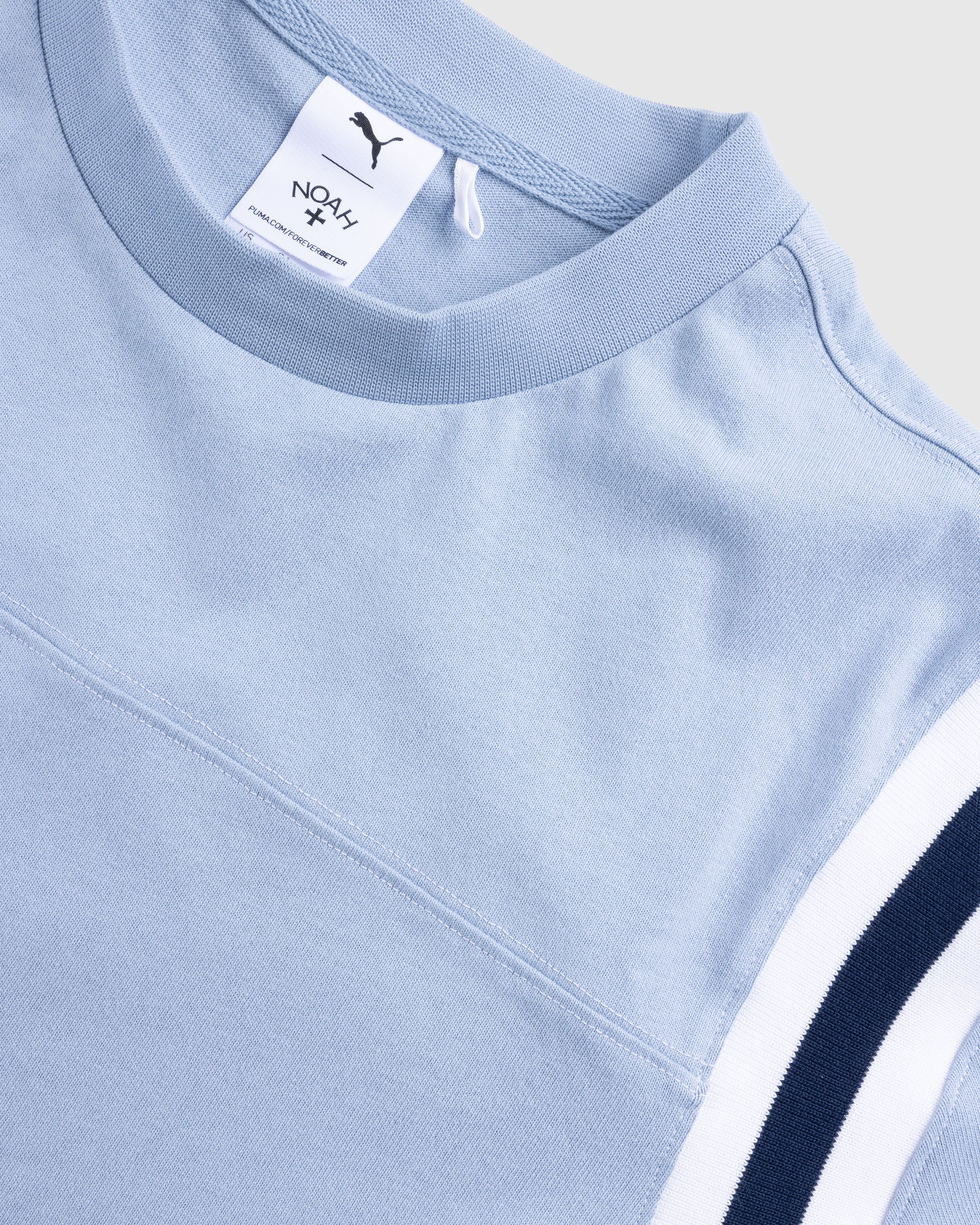 Puma x Noah - Jet Sleeve T-Shirt Blue Wash - Clothing - Blue - Image 6