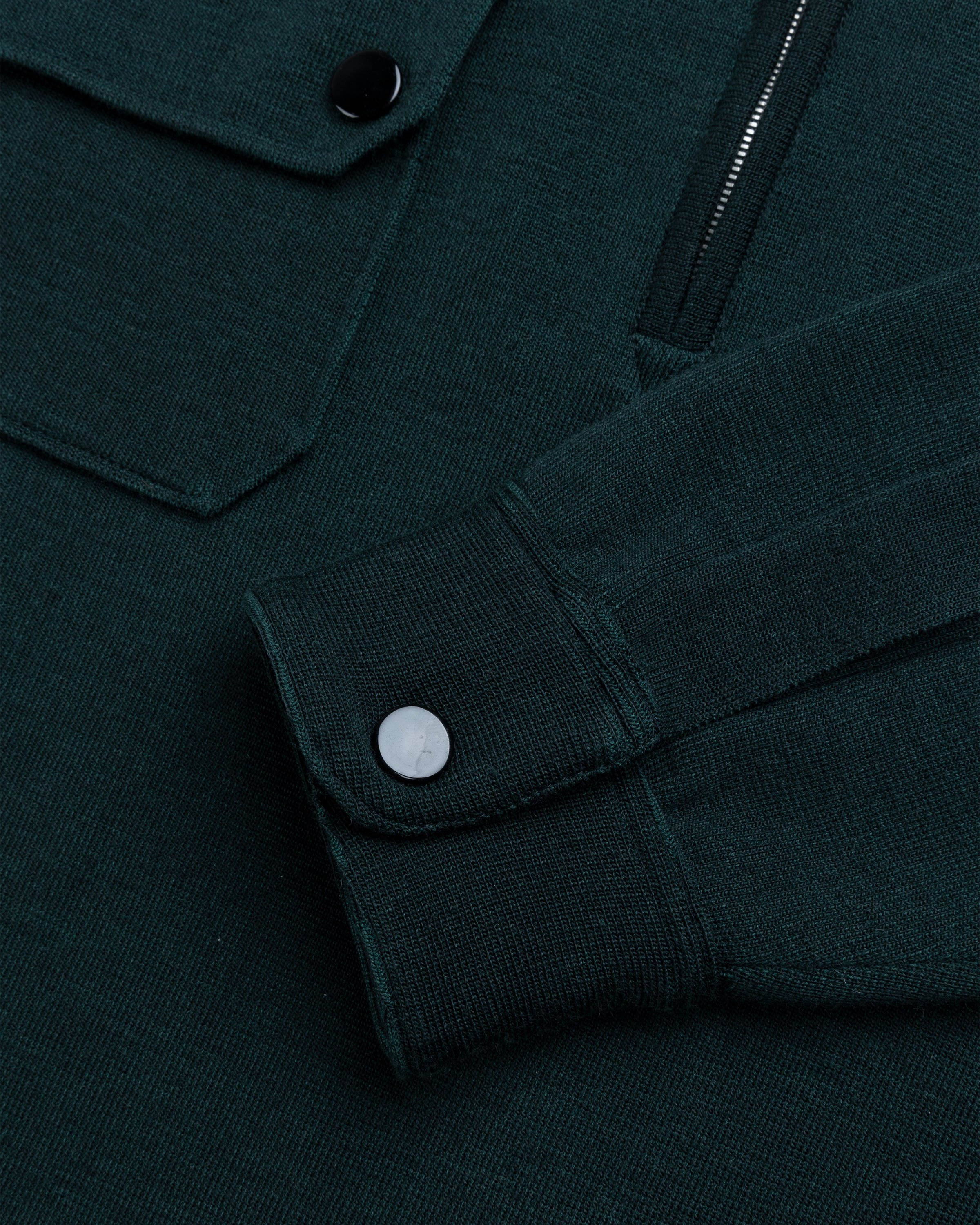 Maison Margiela - Longsleeve Polo Shirt Green - Clothing - Green - Image 6