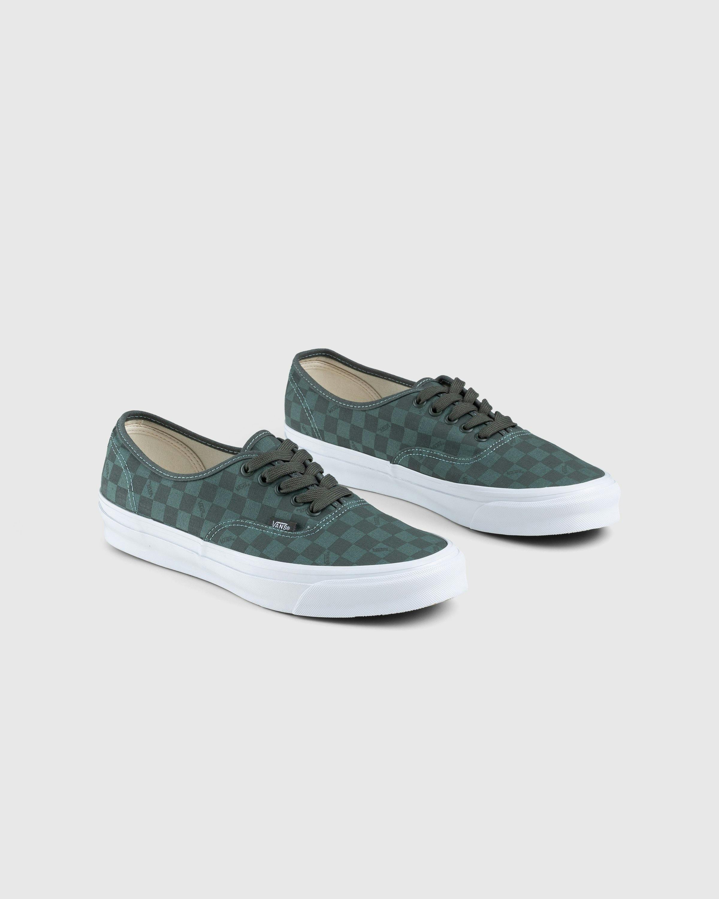 Vans - UA OG Authentic LX Vault Checkerboard Green - Footwear - Green - Image 3