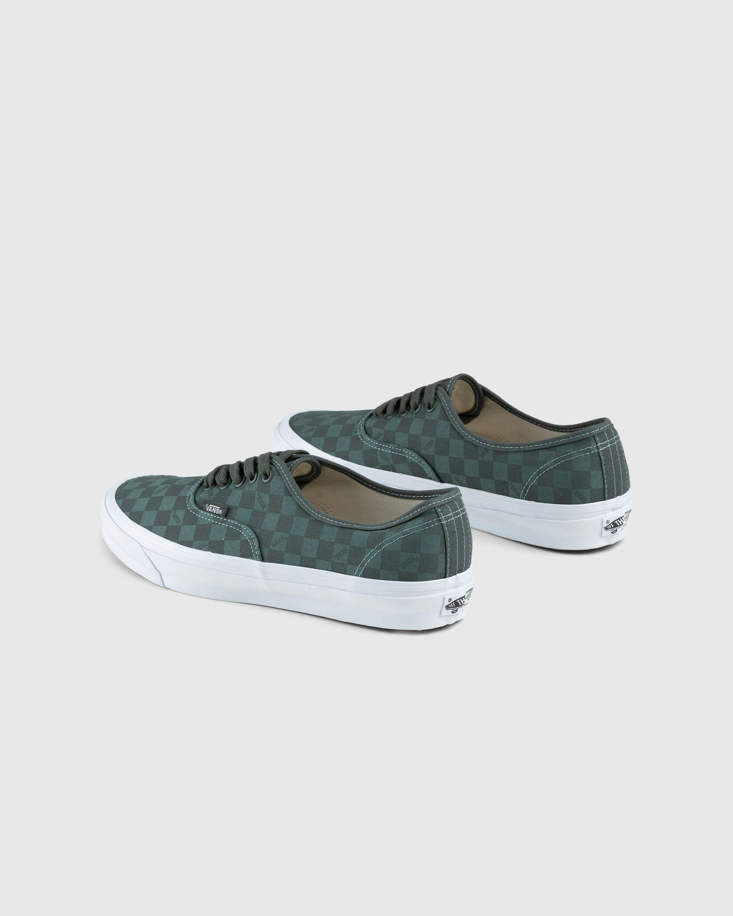 Vans - UA OG Authentic LX Vault Checkerboard Green - Footwear - Green - Image 4