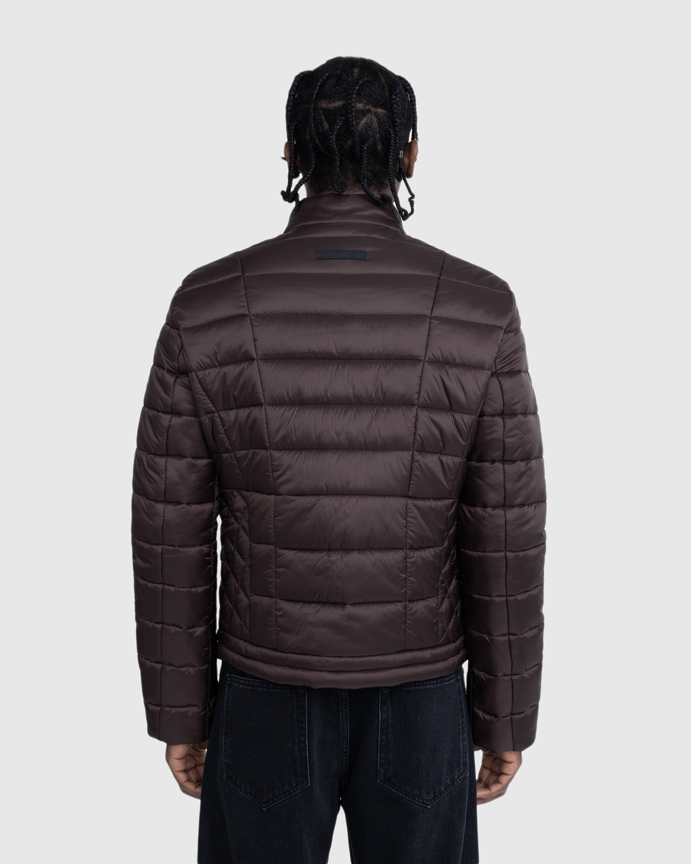 Trussardi - Quilted Jacket Matt Nylon - Clothing - Green - Image 3