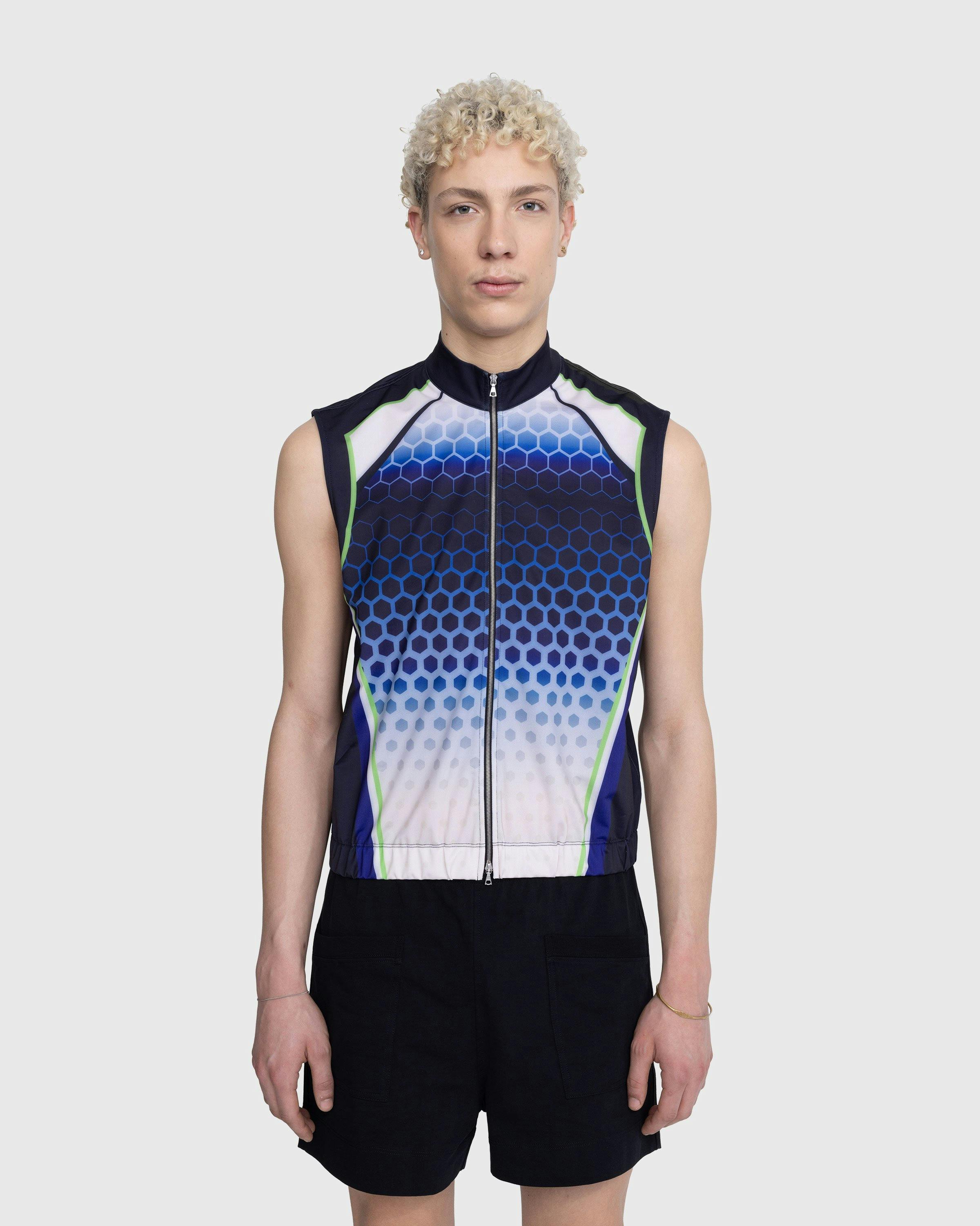 Dries van Noten - Herlew Zip-Up Top Blue - Clothing - Blue - Image 2