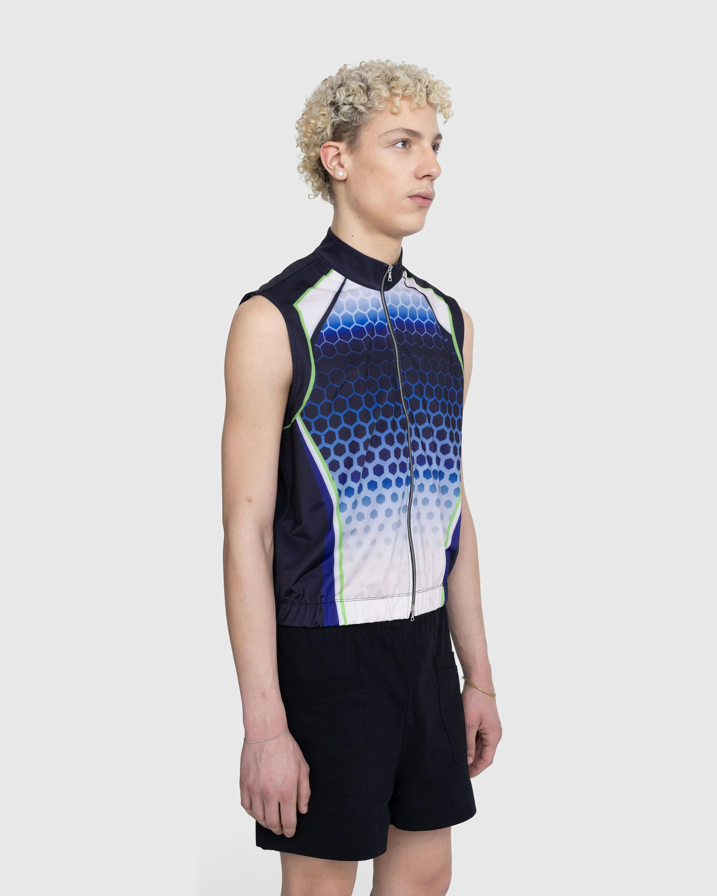 Dries van Noten - Herlew Zip-Up Top Blue - Clothing - Blue - Image 4