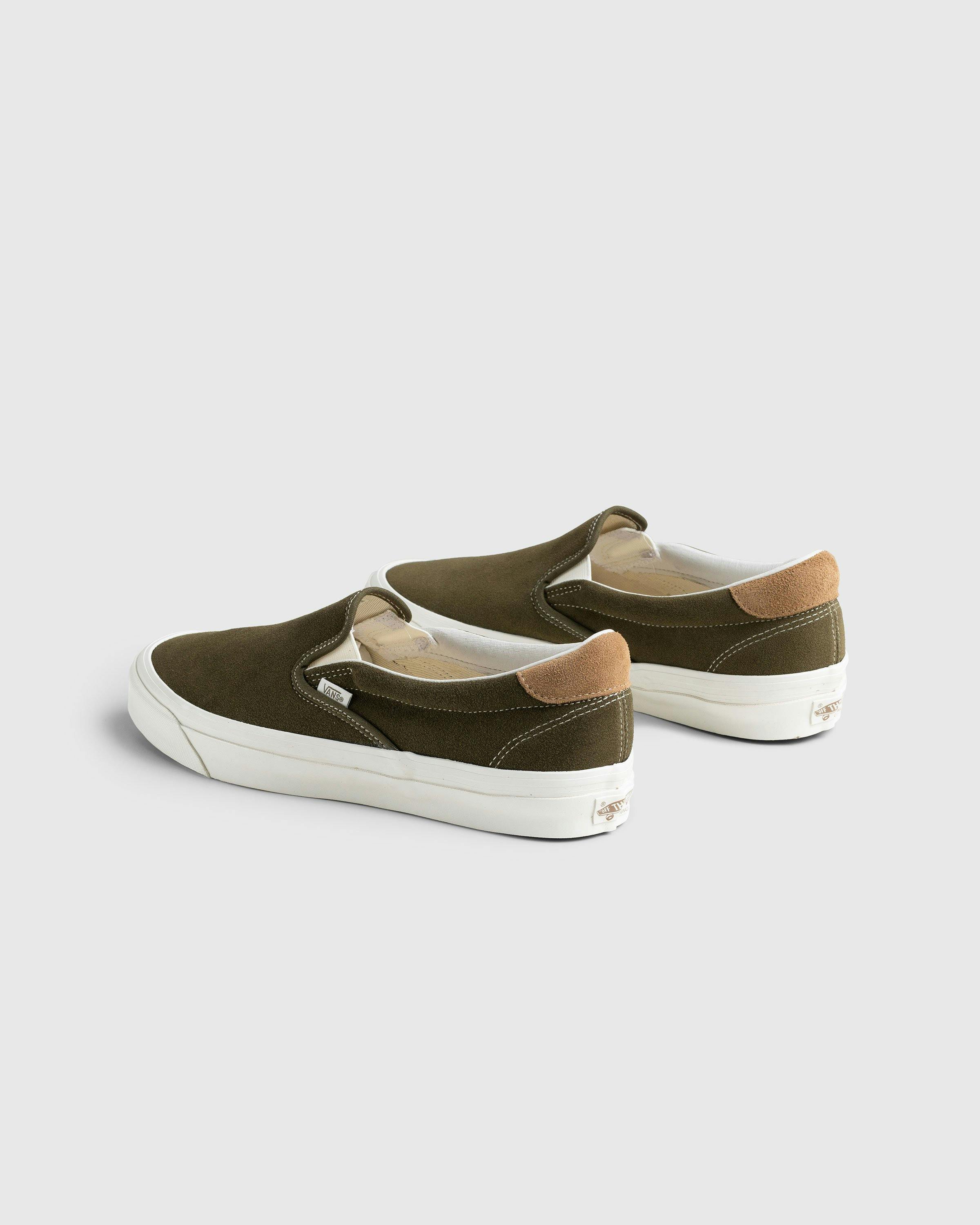 Vans - OG Slip-On 59 LX Suede Green - Footwear - Green - Image 4