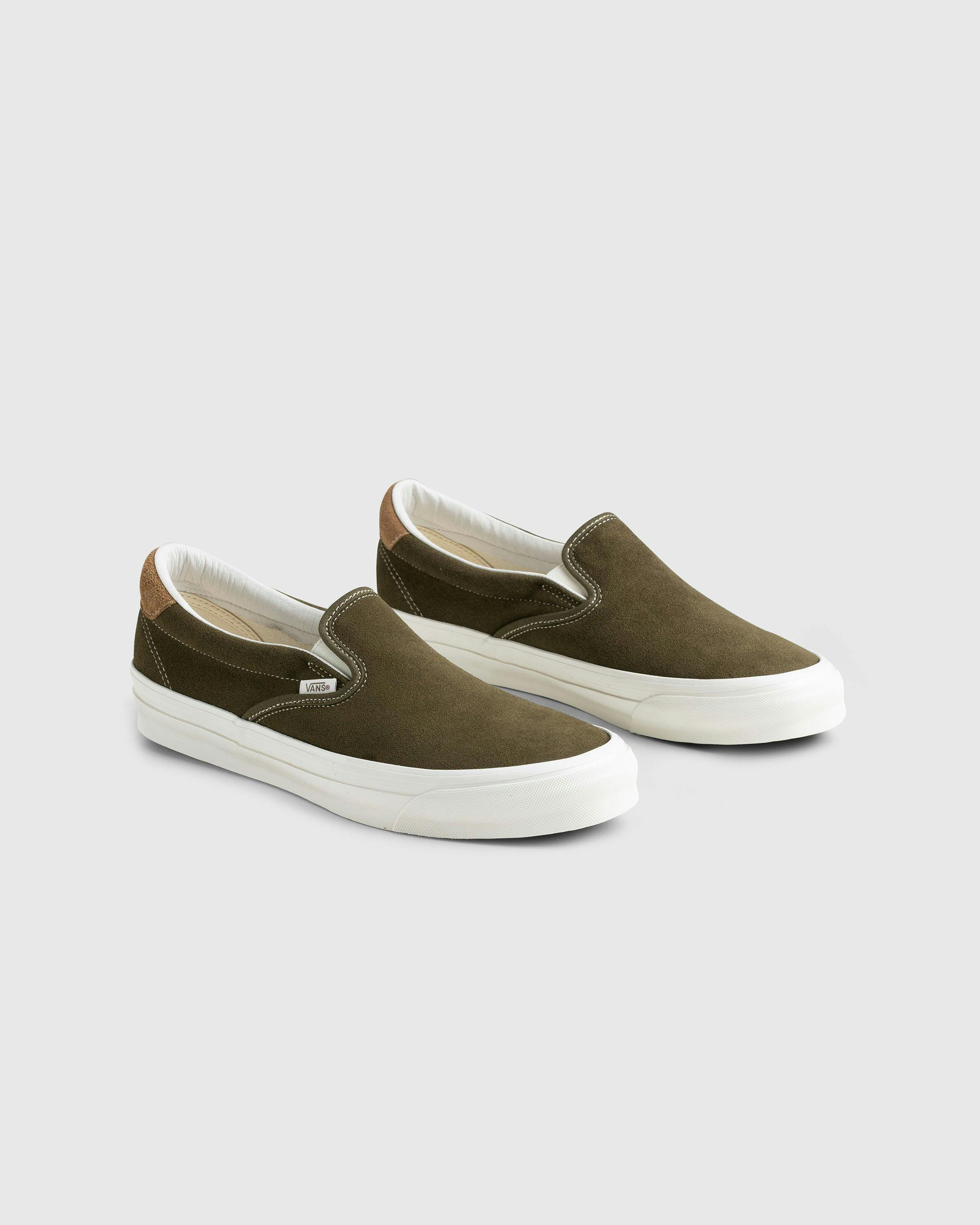 Vans - OG Slip-On 59 LX Suede Green - Footwear - Green - Image 3