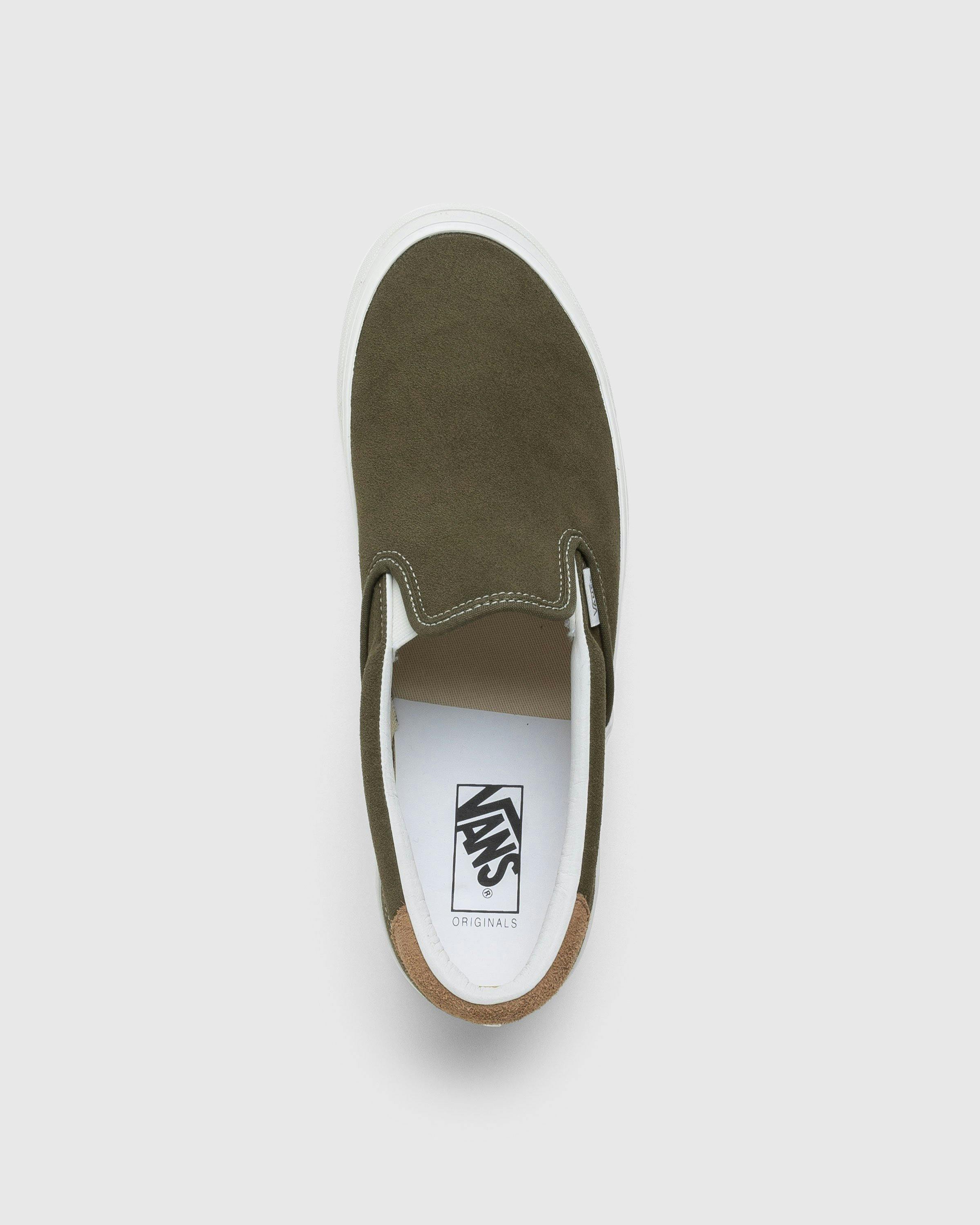 Vans - OG Slip-On 59 LX Suede Green - Footwear - Green - Image 5