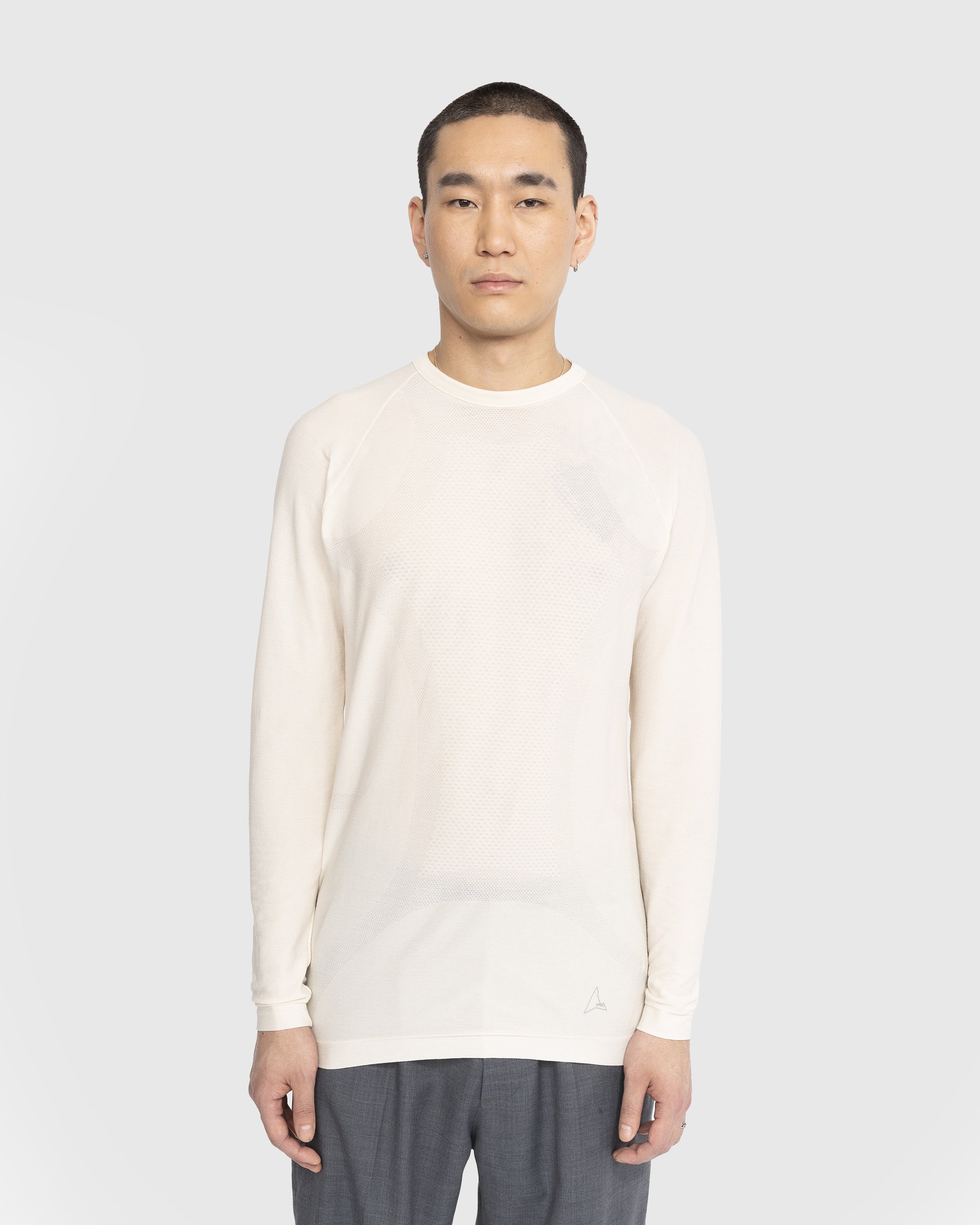 ROA - Seamless Longsleeve Cotton Shirt Beige - Clothing - Beige - Image 2