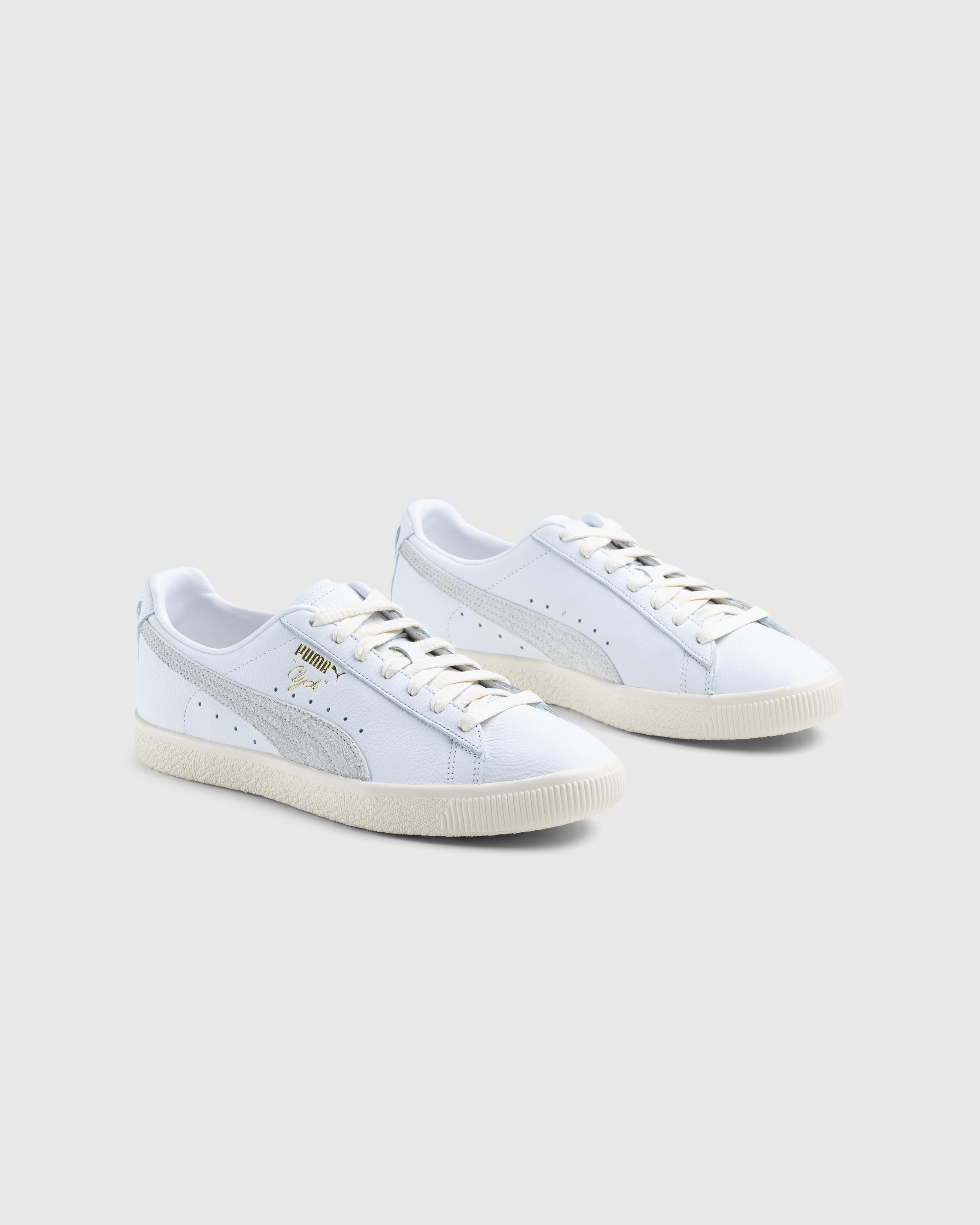 Puma - Clyde Base White - Footwear - White - Image 3