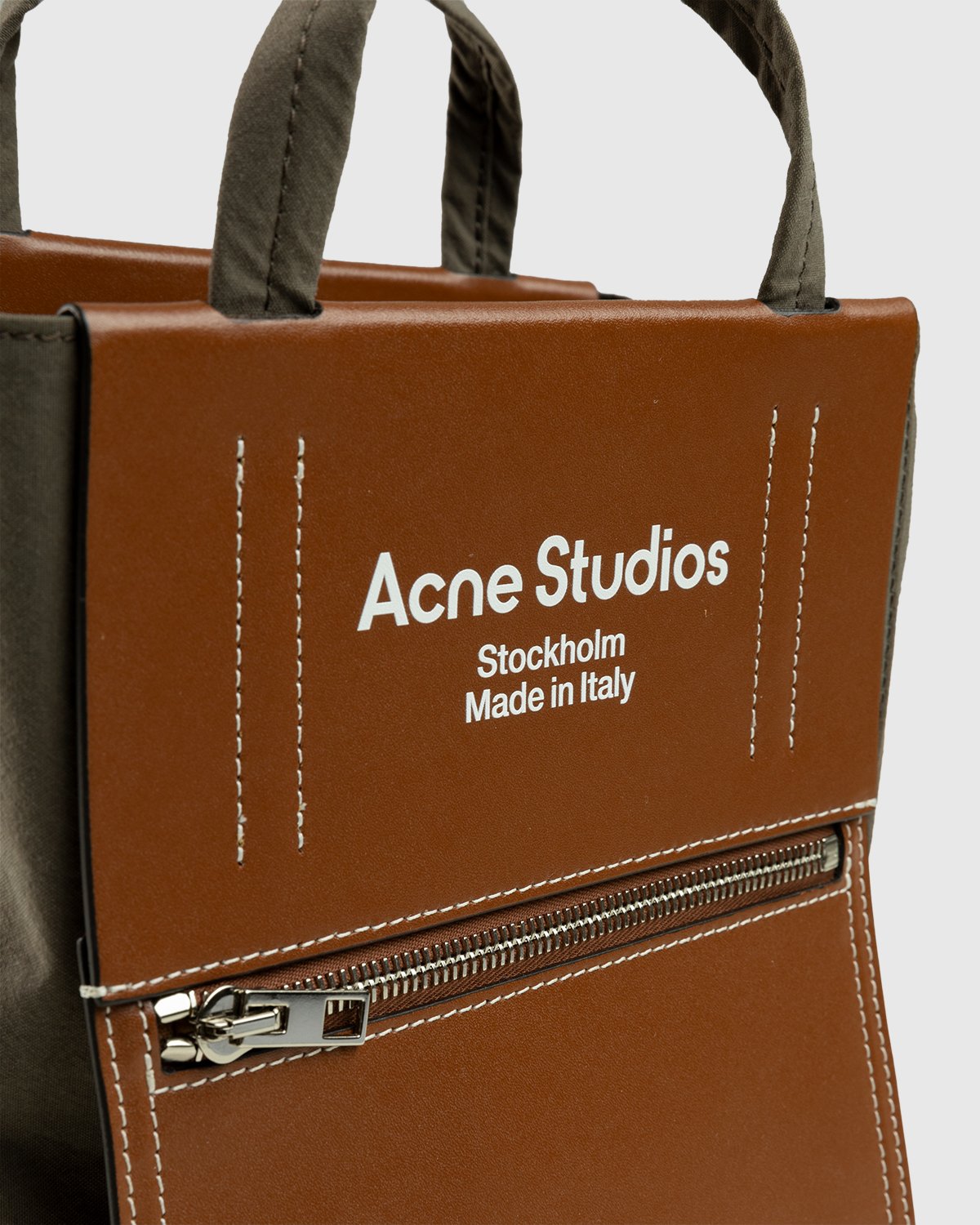 Acne Studios - Mini Tote Bag Brown - Accessories - Brown - Image 4