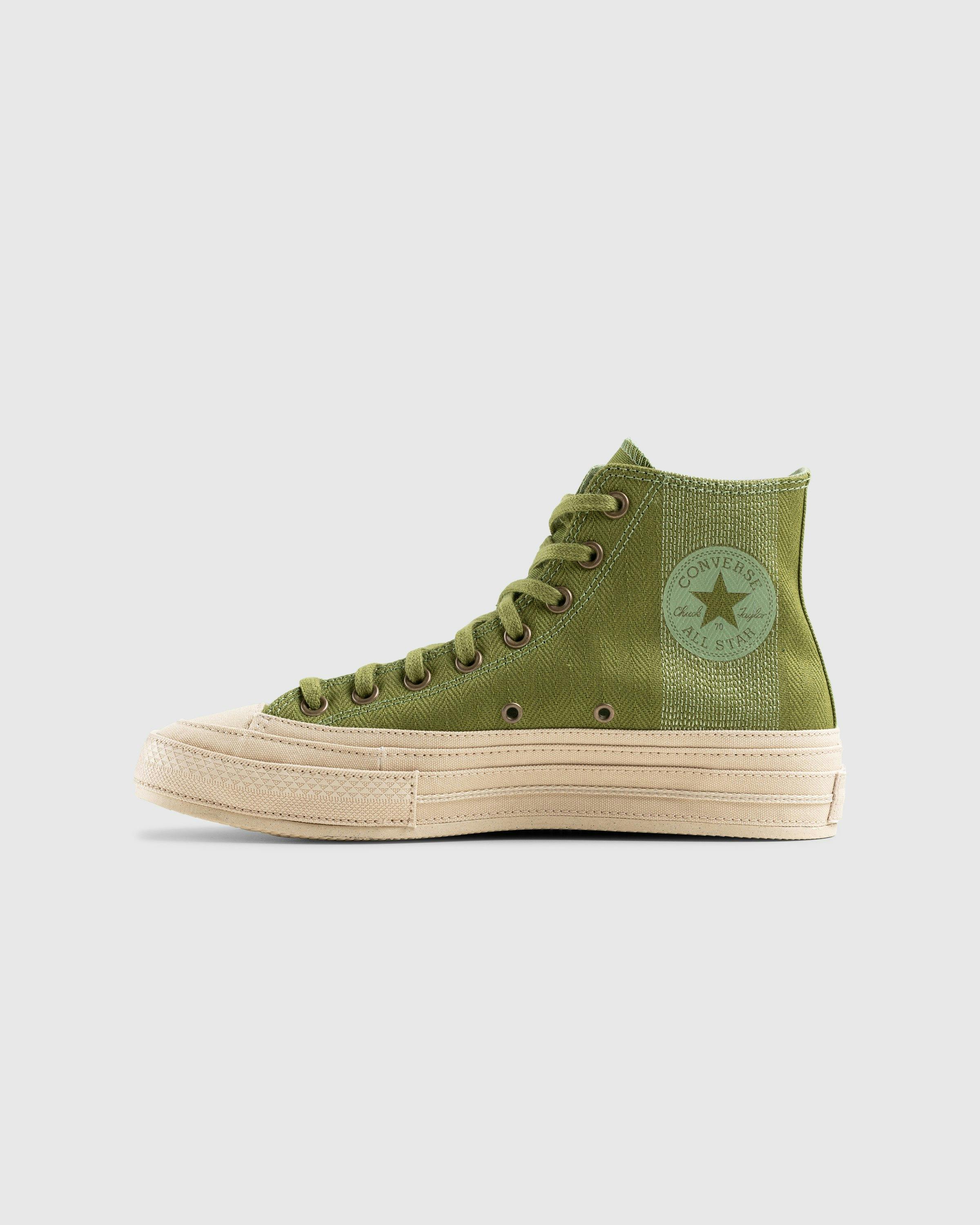 Converse x Herringbone - Chuck 70 Hi Grassy/Alligator Friend - Footwear - Green - Image 2