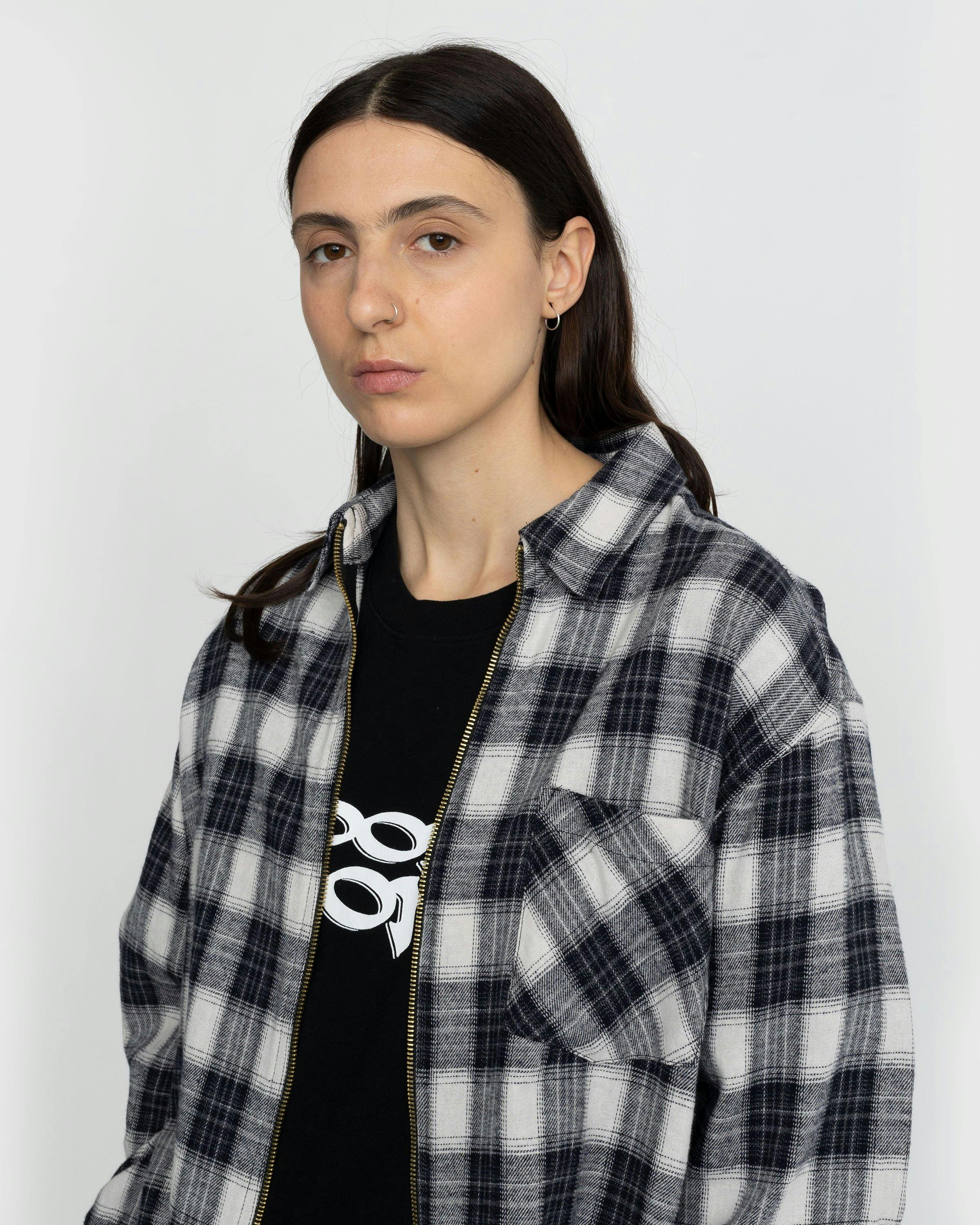 Noon Goons Showdown Zip Shirt Blue Highsnobiety Shop