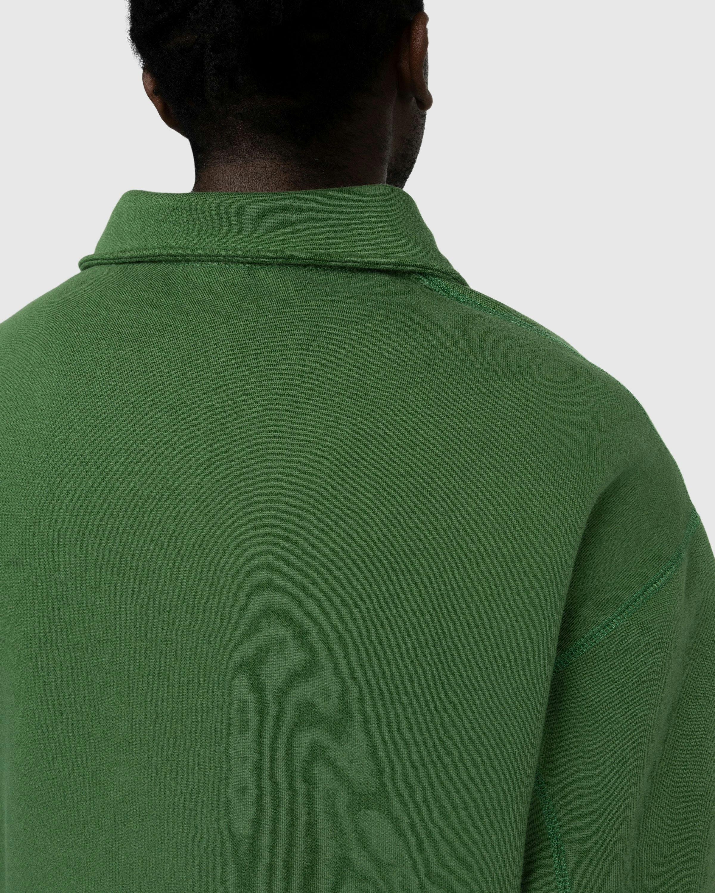 Highsnobiety - Classic Quarter Zip Fleece Olive - Clothing - Green - Image 8