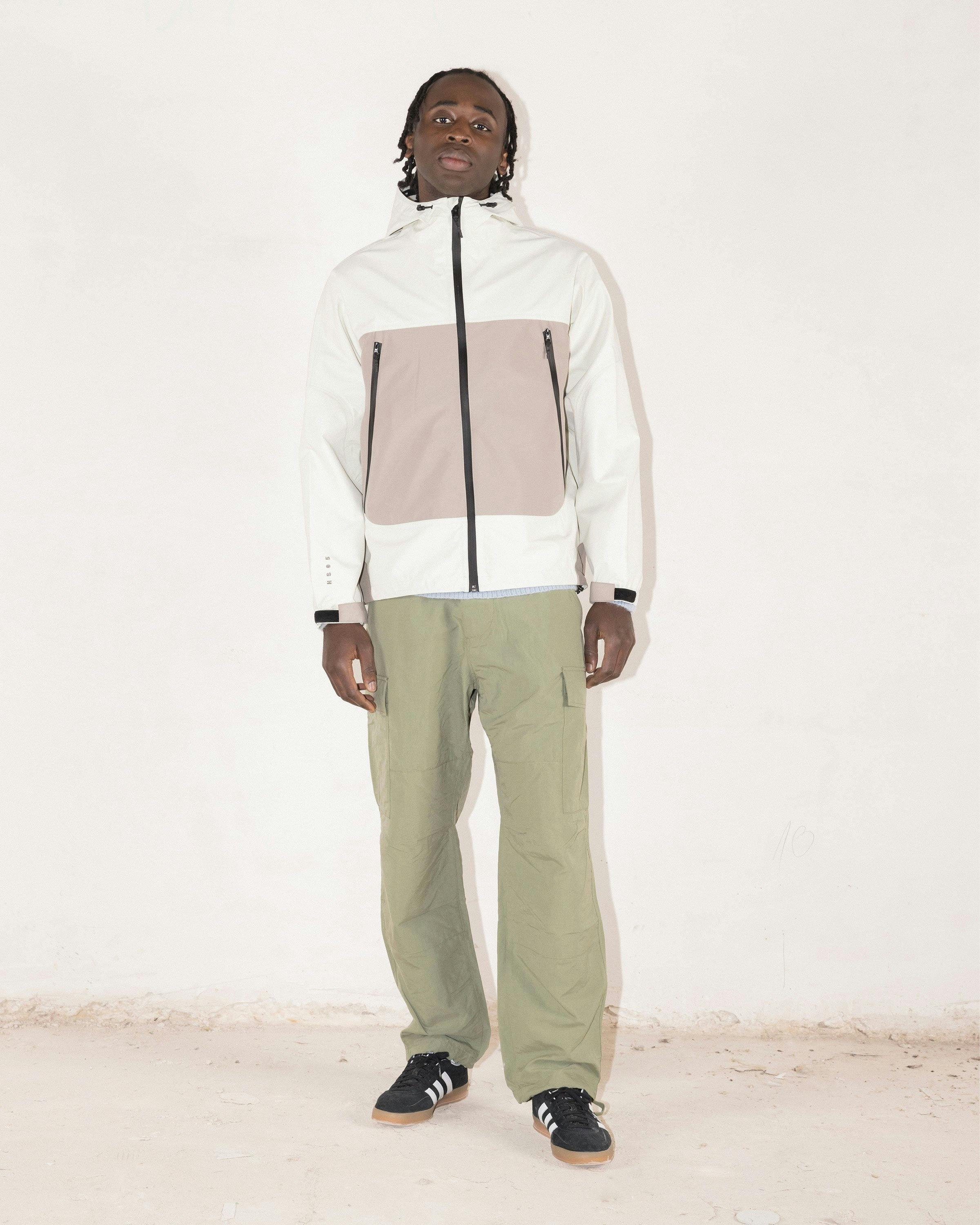 Highsnobiety - 3 Layer Nylon Jacket Off-white/Grey - Clothing - White - Image 5