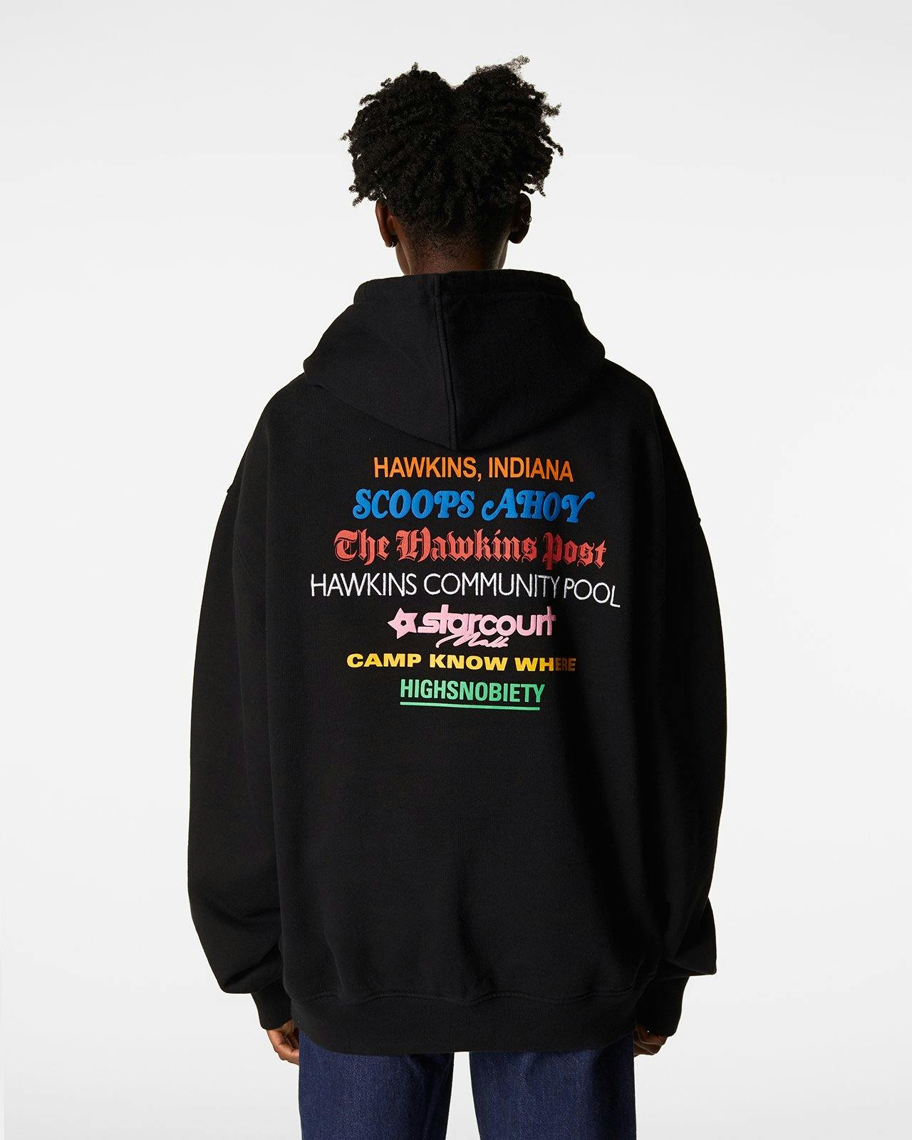 Highsnobiety - Locations Hoodie - Clothing - Black - Image 7