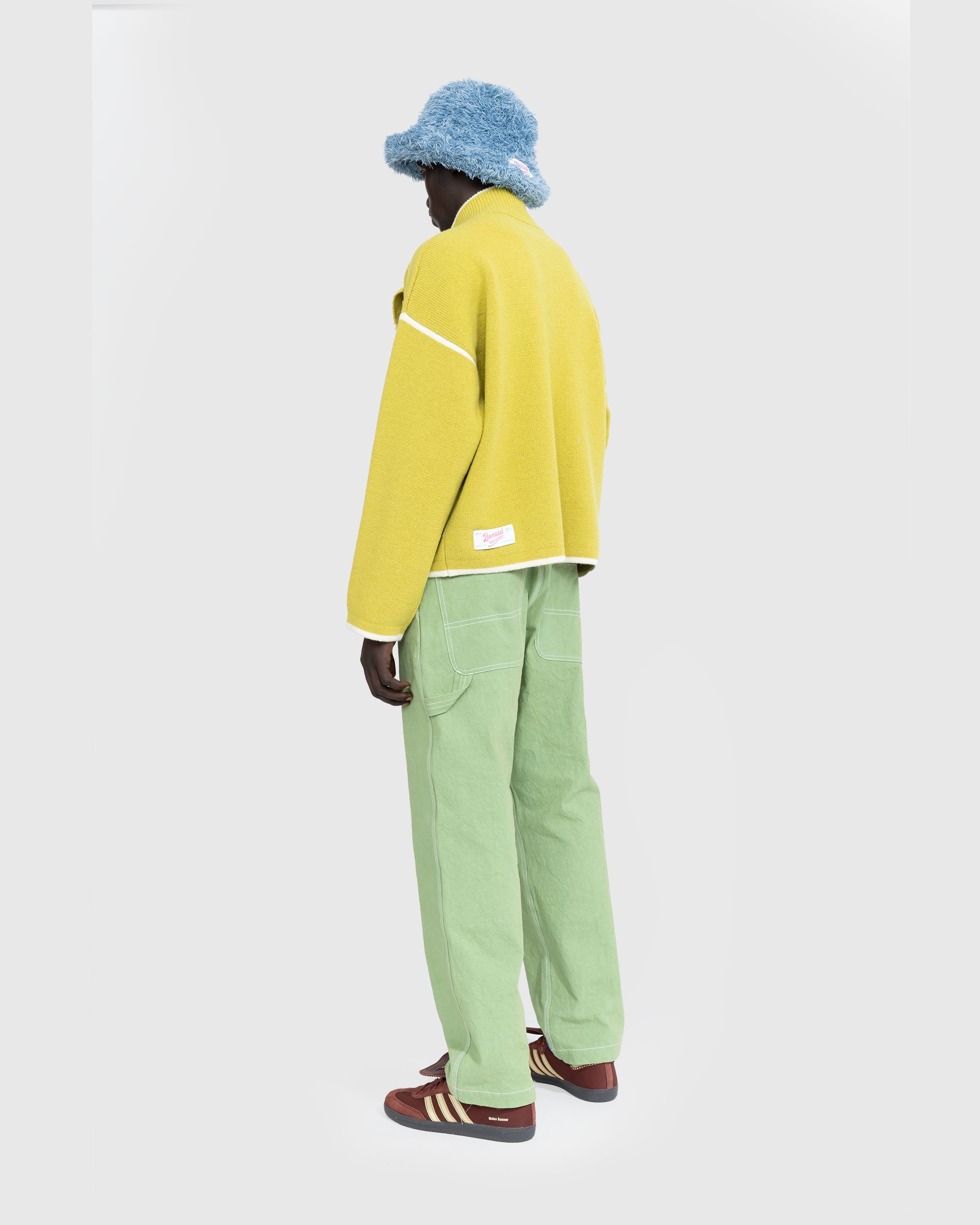 Bonsai - Half-Zip Cargo Sweater Yellow - Clothing - Yellow - Image 4
