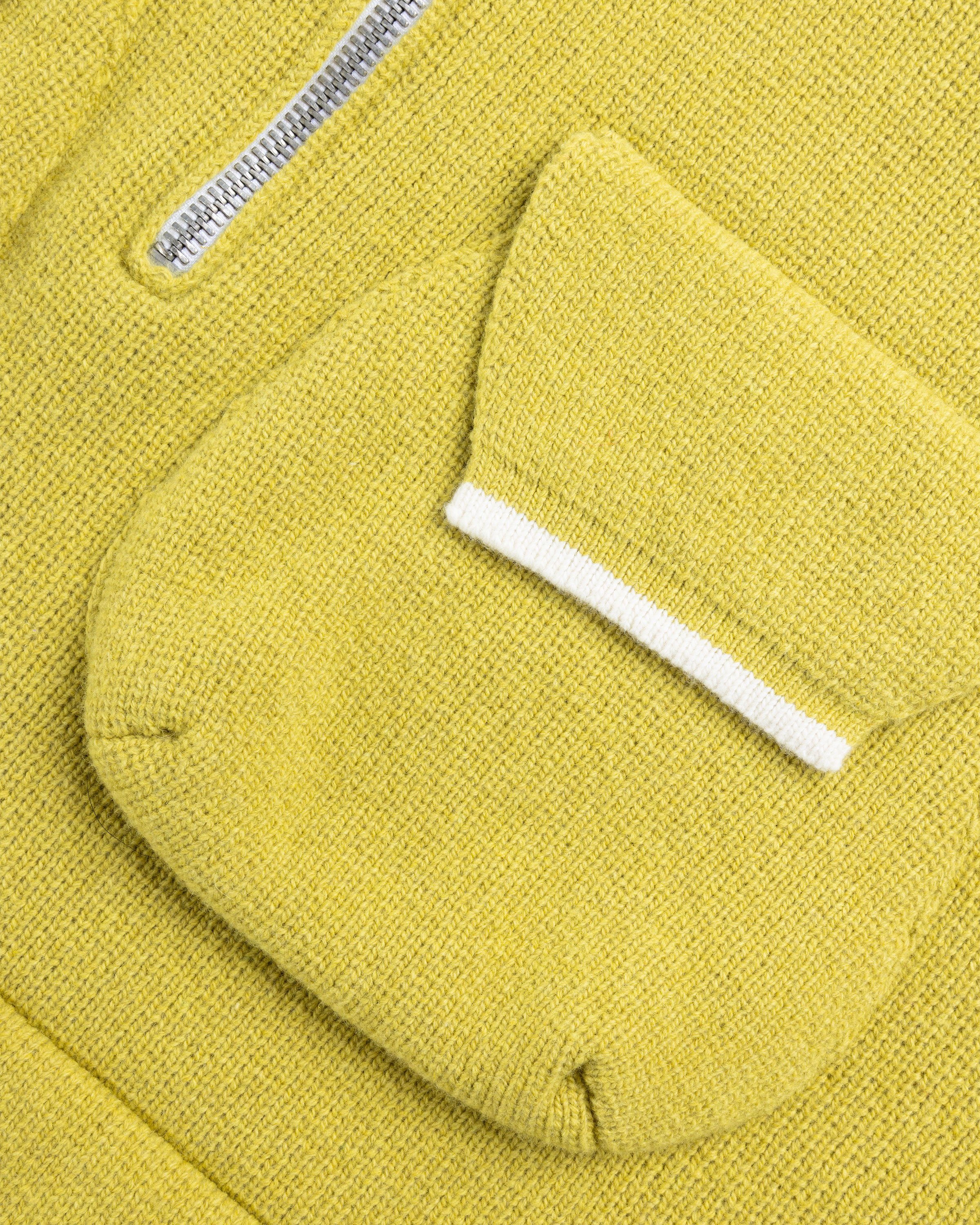 Bonsai - Half-Zip Cargo Sweater Yellow - Clothing - Yellow - Image 6