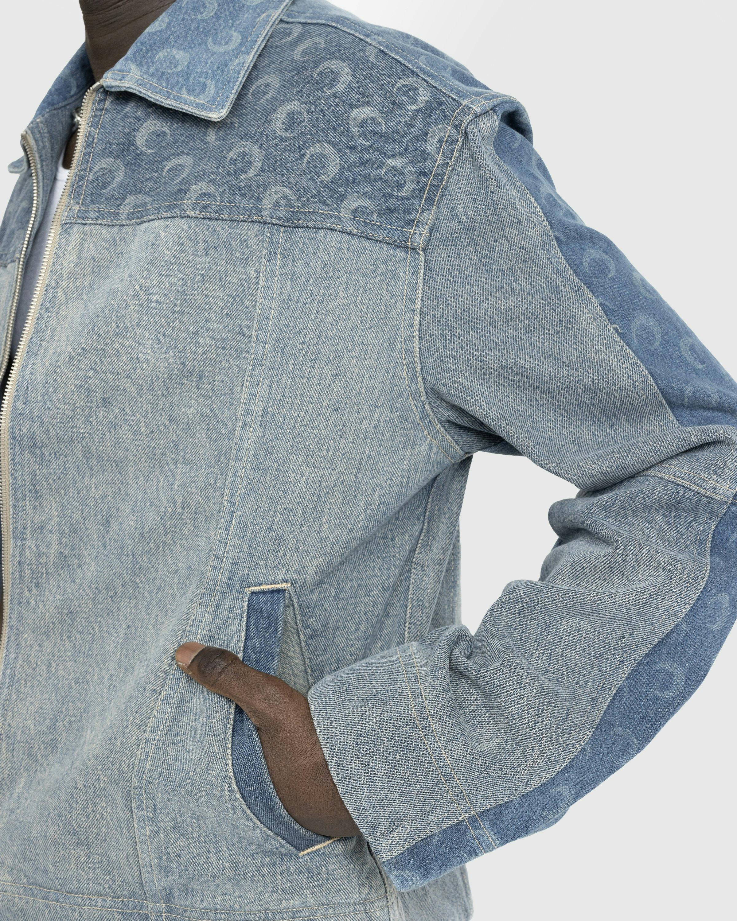 Marine Serre - Regenerated Denim Jacket Blue - Clothing - undefined - Image 5