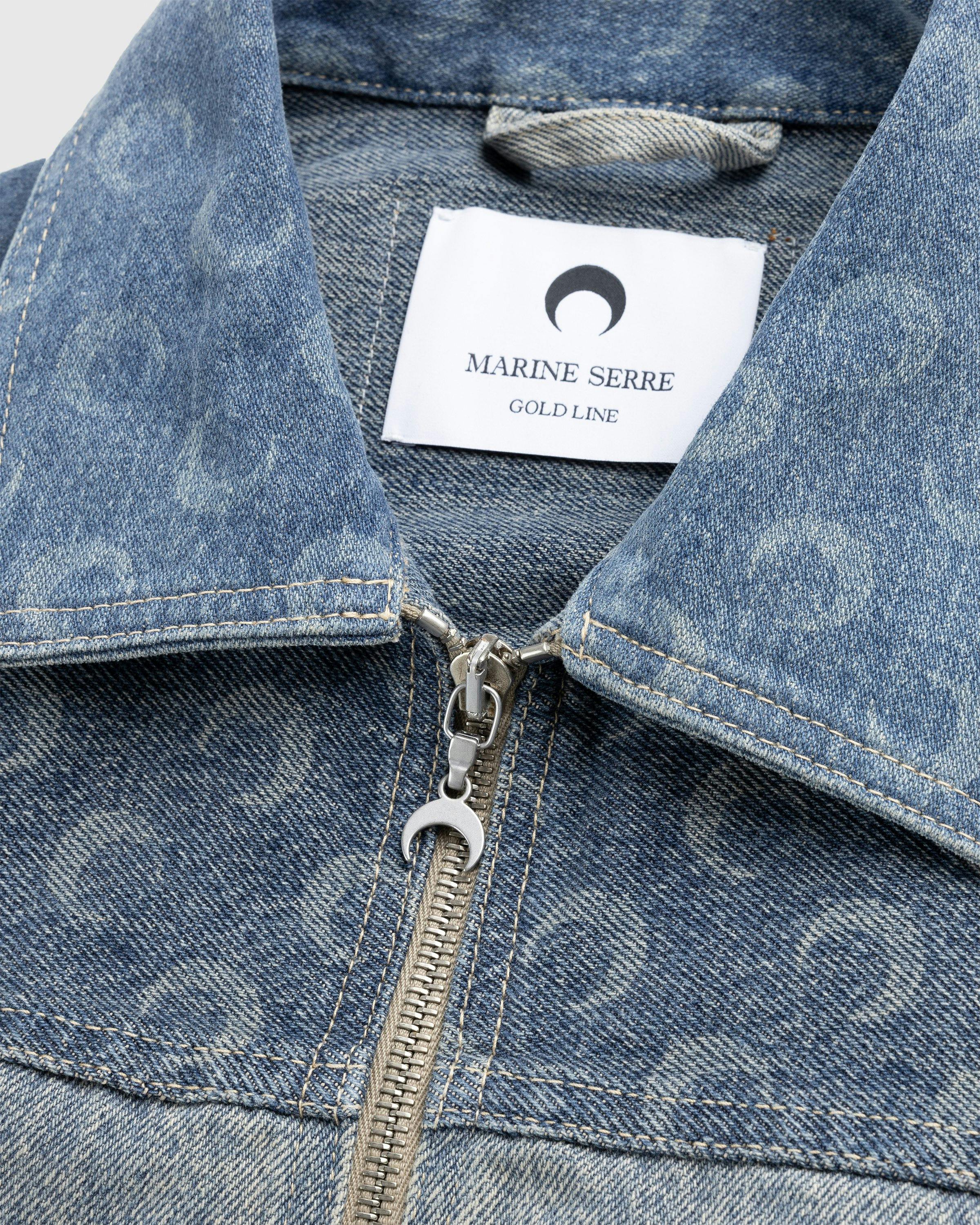 Marine Serre - Regenerated Denim Jacket Blue - Clothing - undefined - Image 6