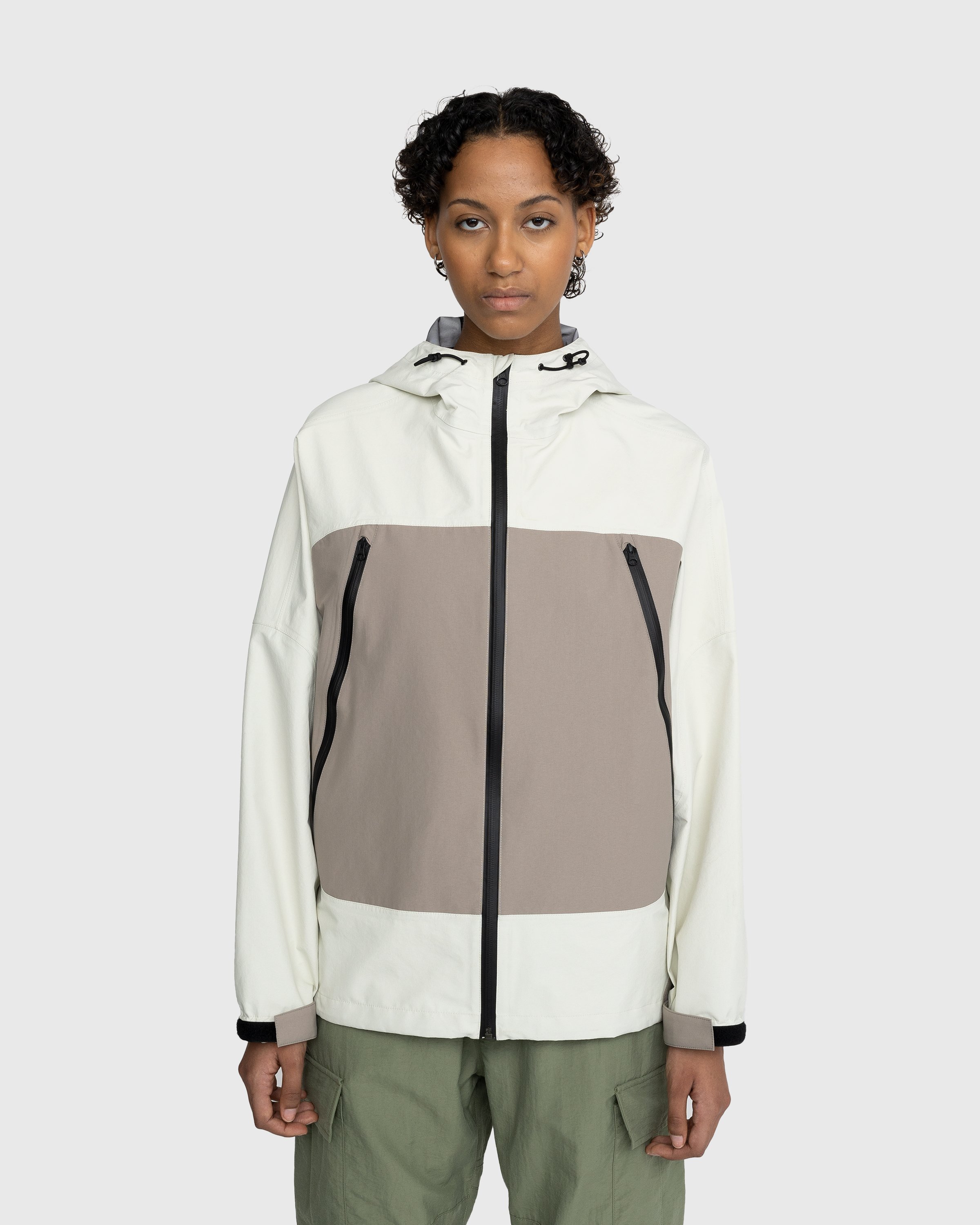 Highsnobiety - 3 Layer Nylon Jacket Off-white/Grey - Clothing - White - Image 6