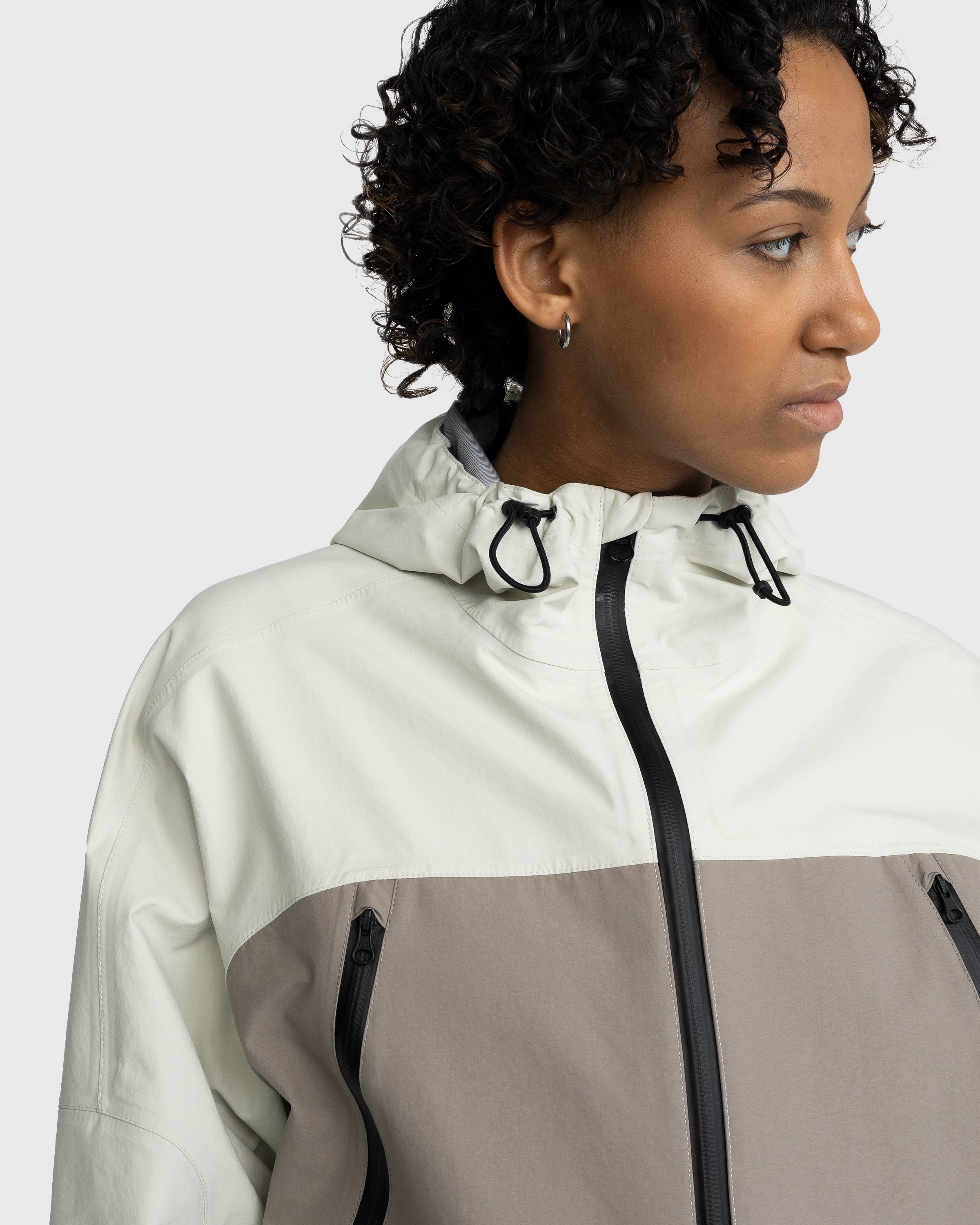 Highsnobiety - 3 Layer Nylon Jacket Off-white/Grey - Clothing - White - Image 8