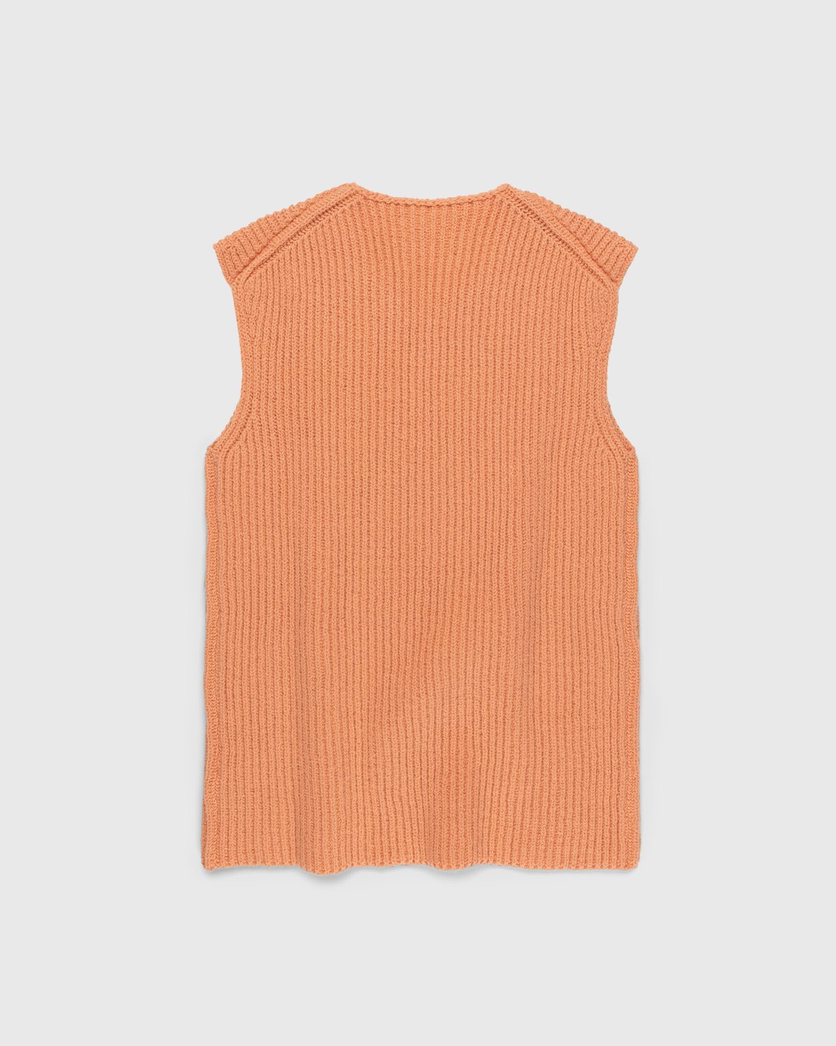 Jil Sander - Rib Knit Vest Orange - Clothing - Orange - Image 2