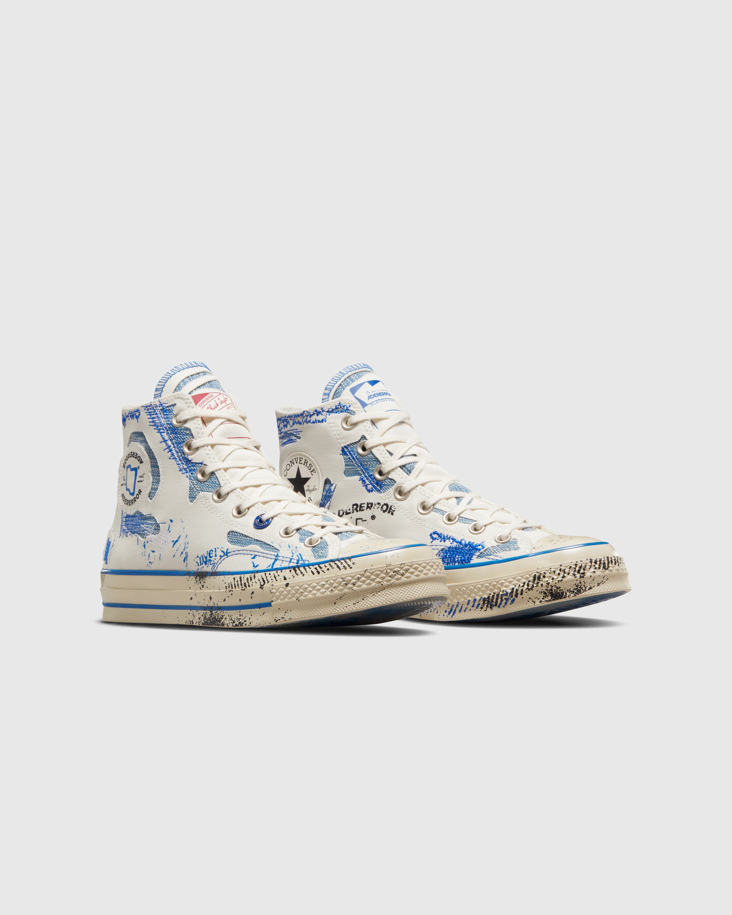 Converse x Ader Error - Chuck 70 Hi White/Blue/Imperial Blue - Footwear - White - Image 4