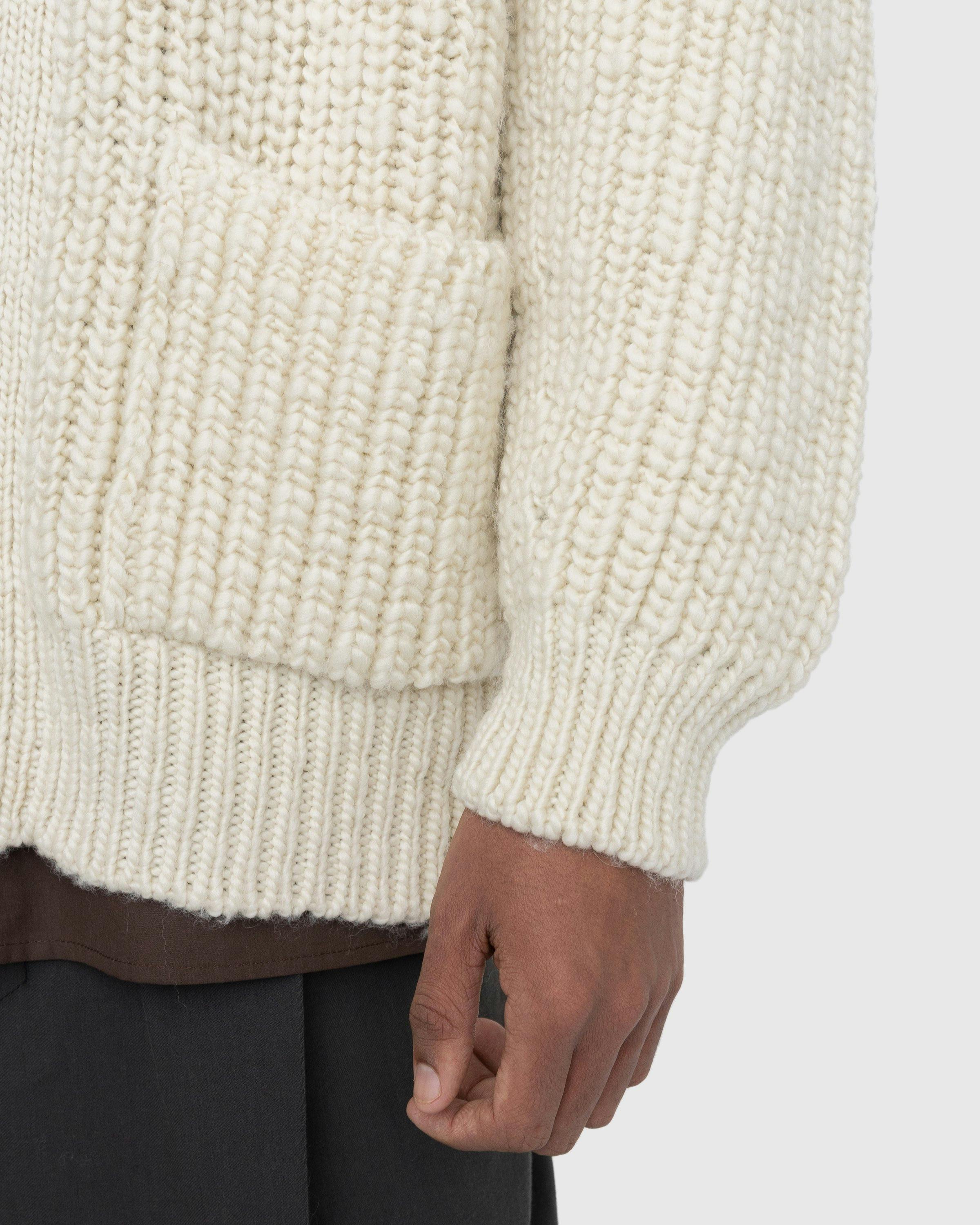 Lemaire - Chunky Cardigan Beige - Clothing - Beige - Image 6