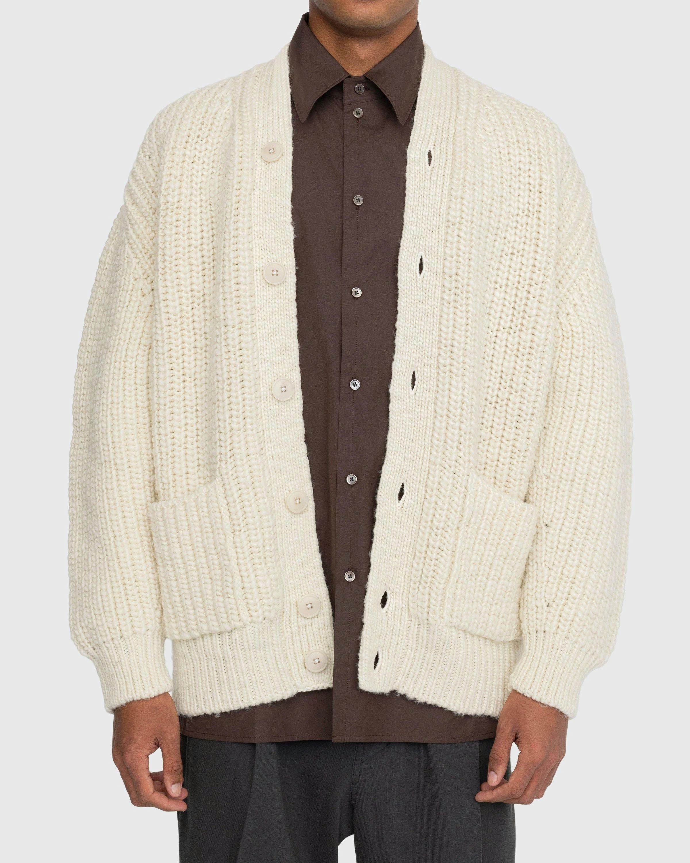 Lemaire - Chunky Cardigan Beige - Clothing - Beige - Image 2