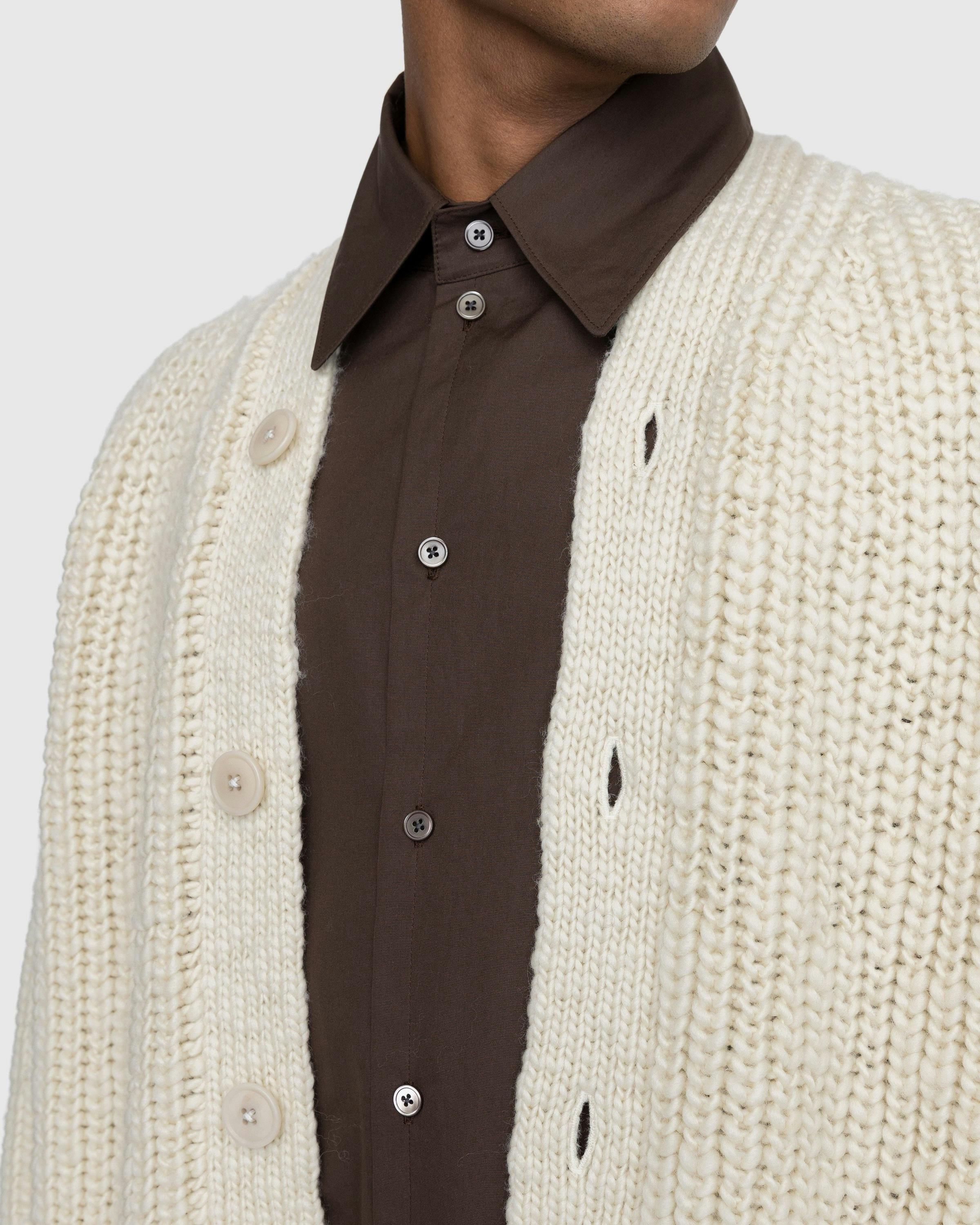 Lemaire - Chunky Cardigan Beige - Clothing - Beige - Image 7