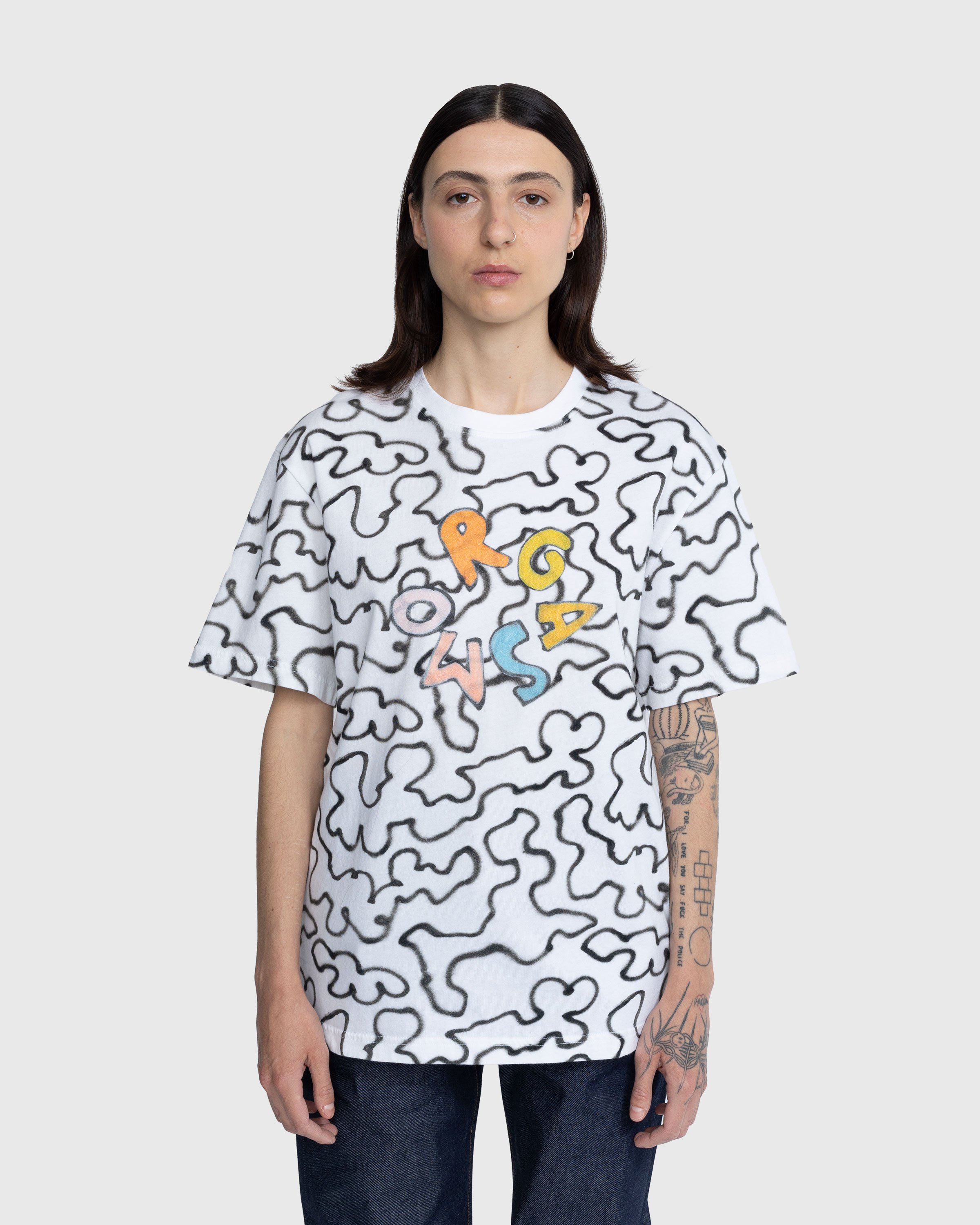 Carne Bollente x Frizbee Ceramics - Orgasm Twister T-Shirt White - Clothing - Multi - Image 2