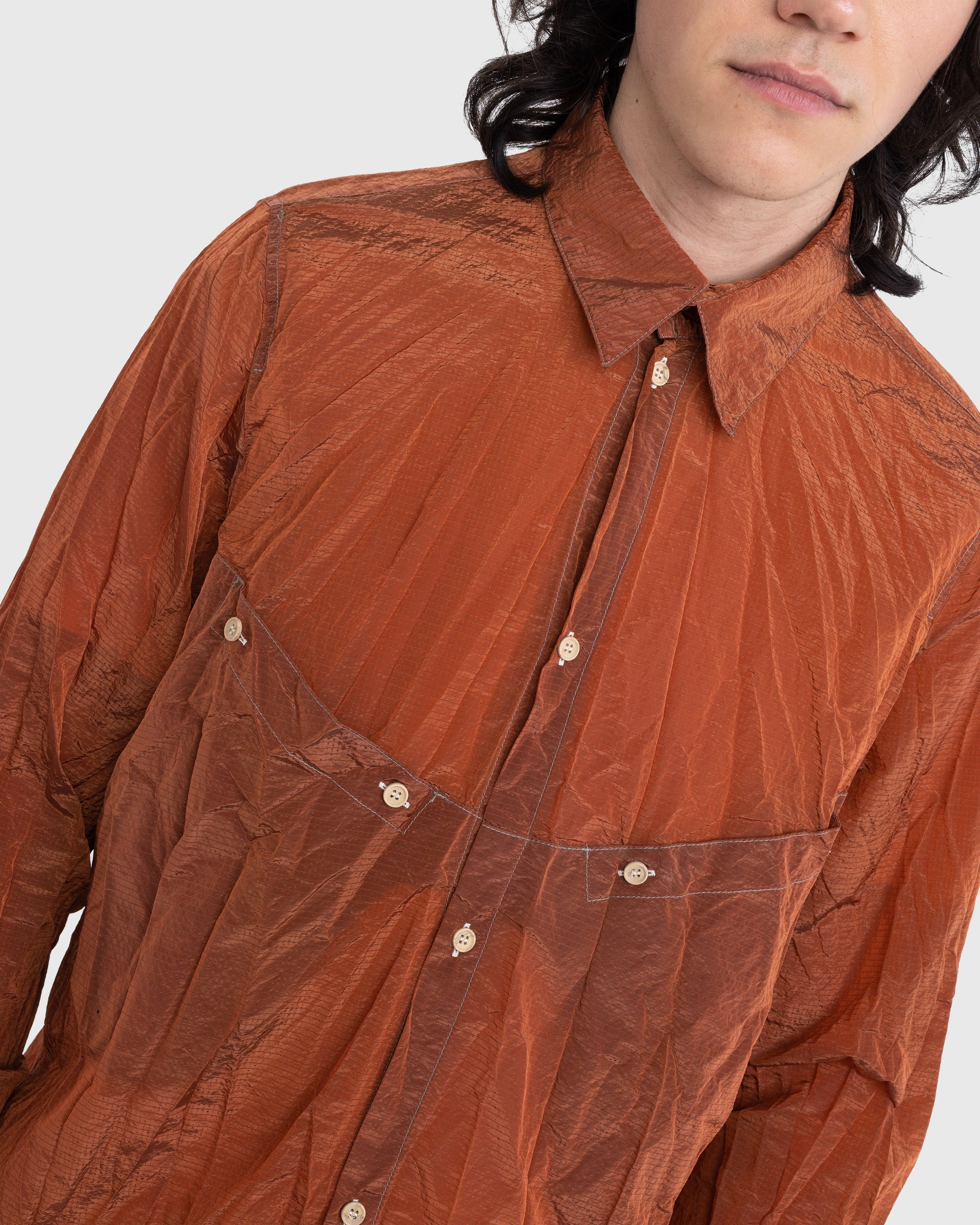 RANRA - Jor Shirt Jacket Pureed Plum - Clothing - Red - Image 3