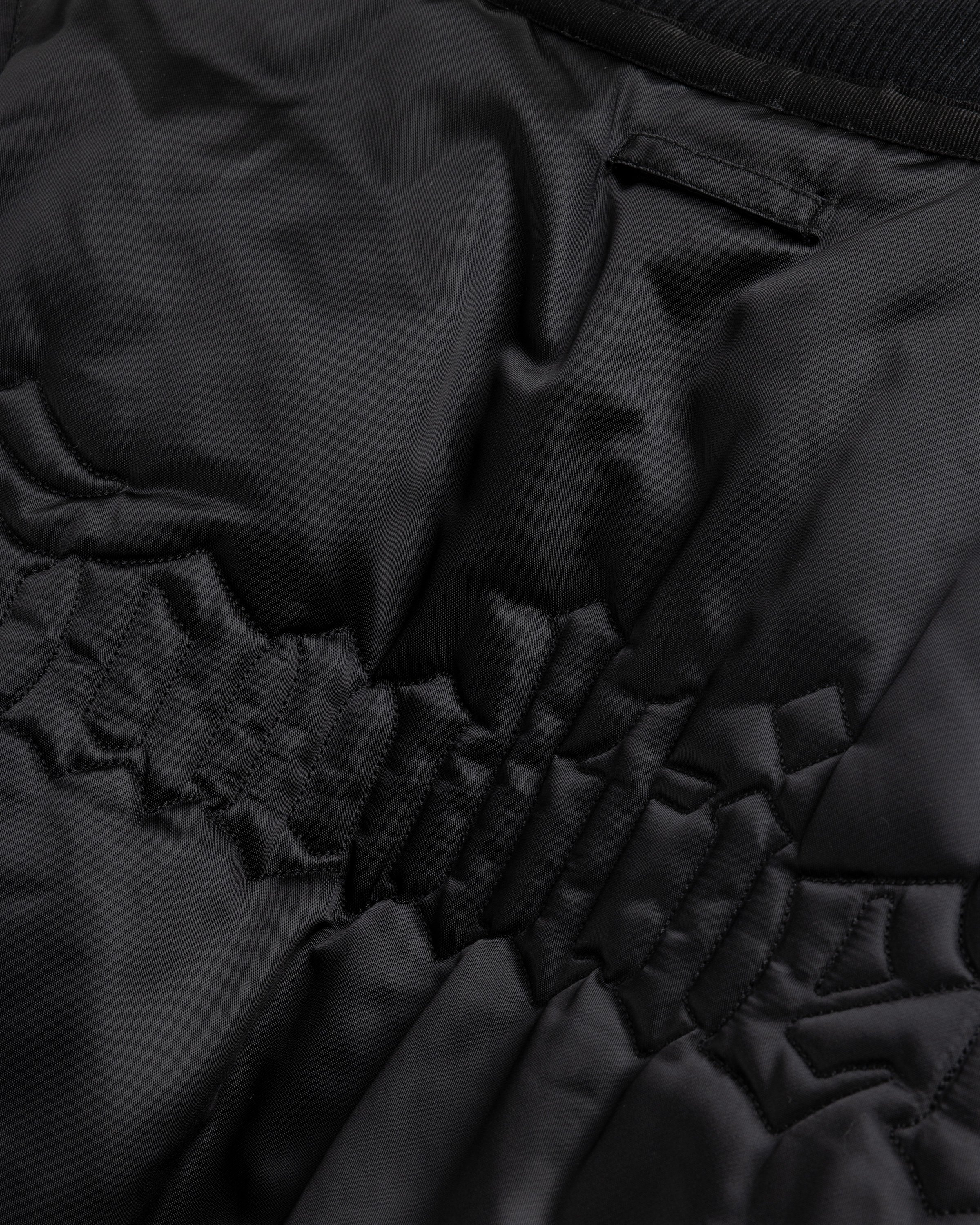 Jean Paul Gaultier - Oversized Satin Bomber Jacket Black/Grey - Clothing - Black - Image 7