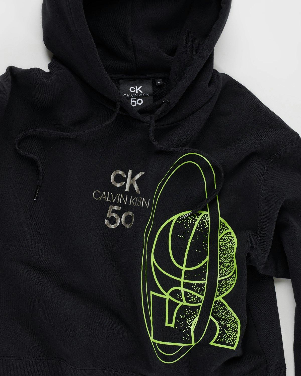 Calvin Klein x Highsnobiety - CK50 Women's cropped Hoody - Clothing - Black - Image 3