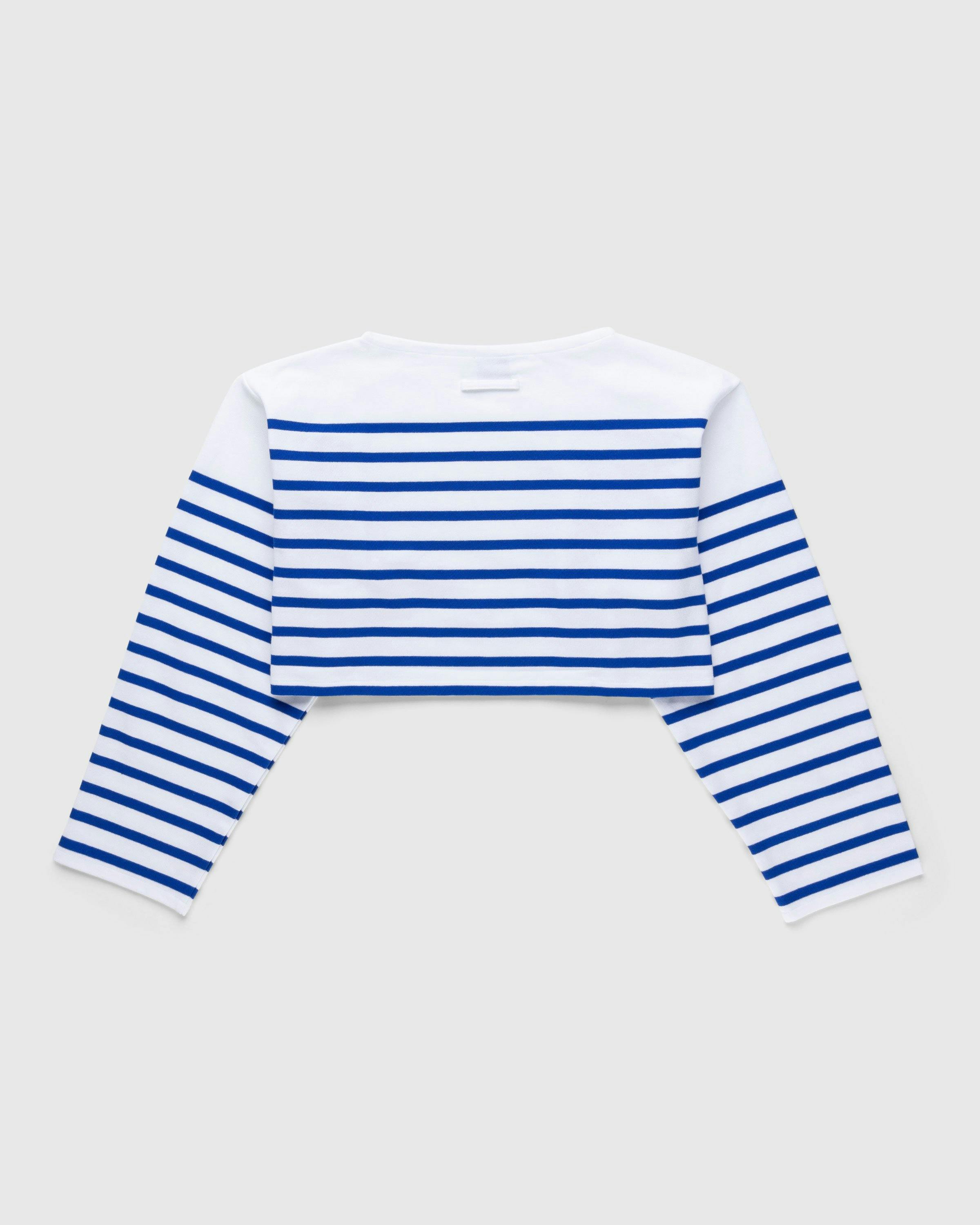 Jean Paul Gaultier x Highsnobiety - La Marinière Crop Top - Clothing - Blue - Image 2