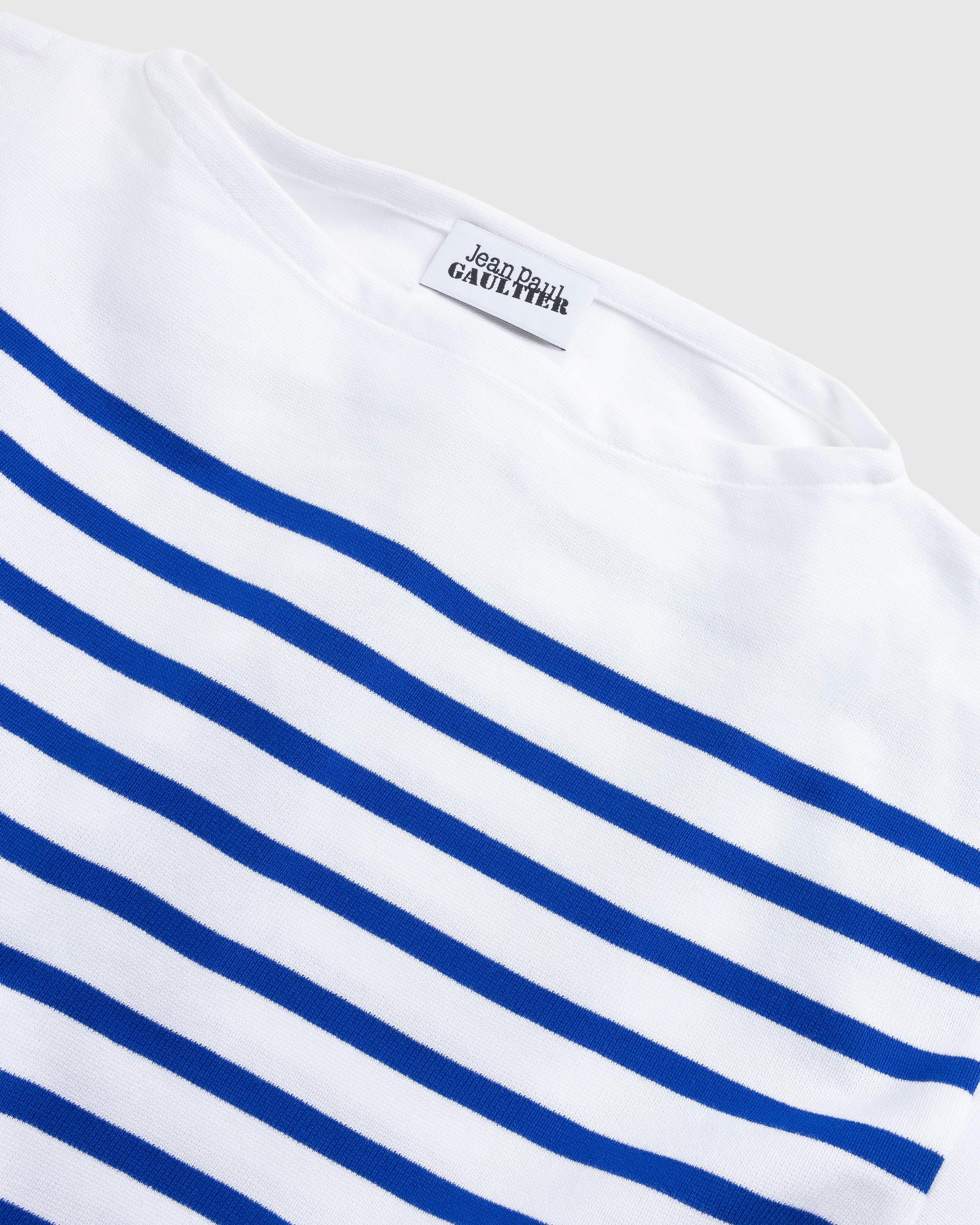 Jean Paul Gaultier x Highsnobiety - La Marinière Crop Top - Clothing - Blue - Image 8