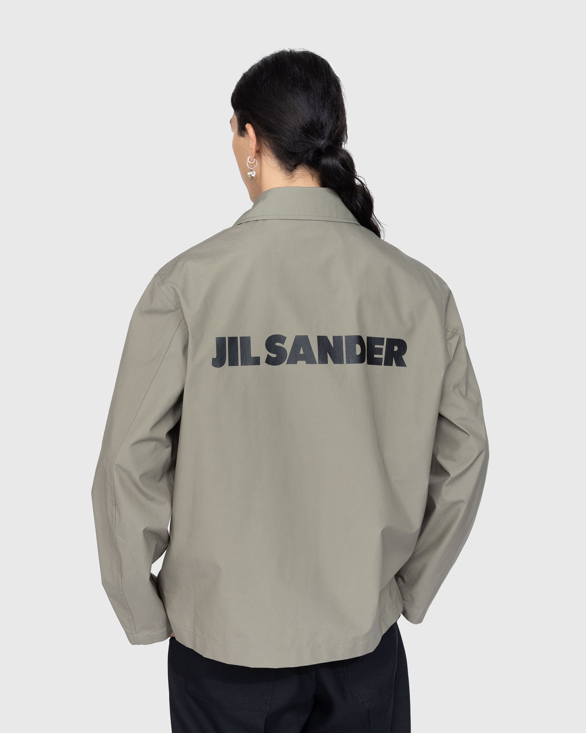 Jil Sander - Logo Jacket Medium Green - Clothing - Green - Image 3