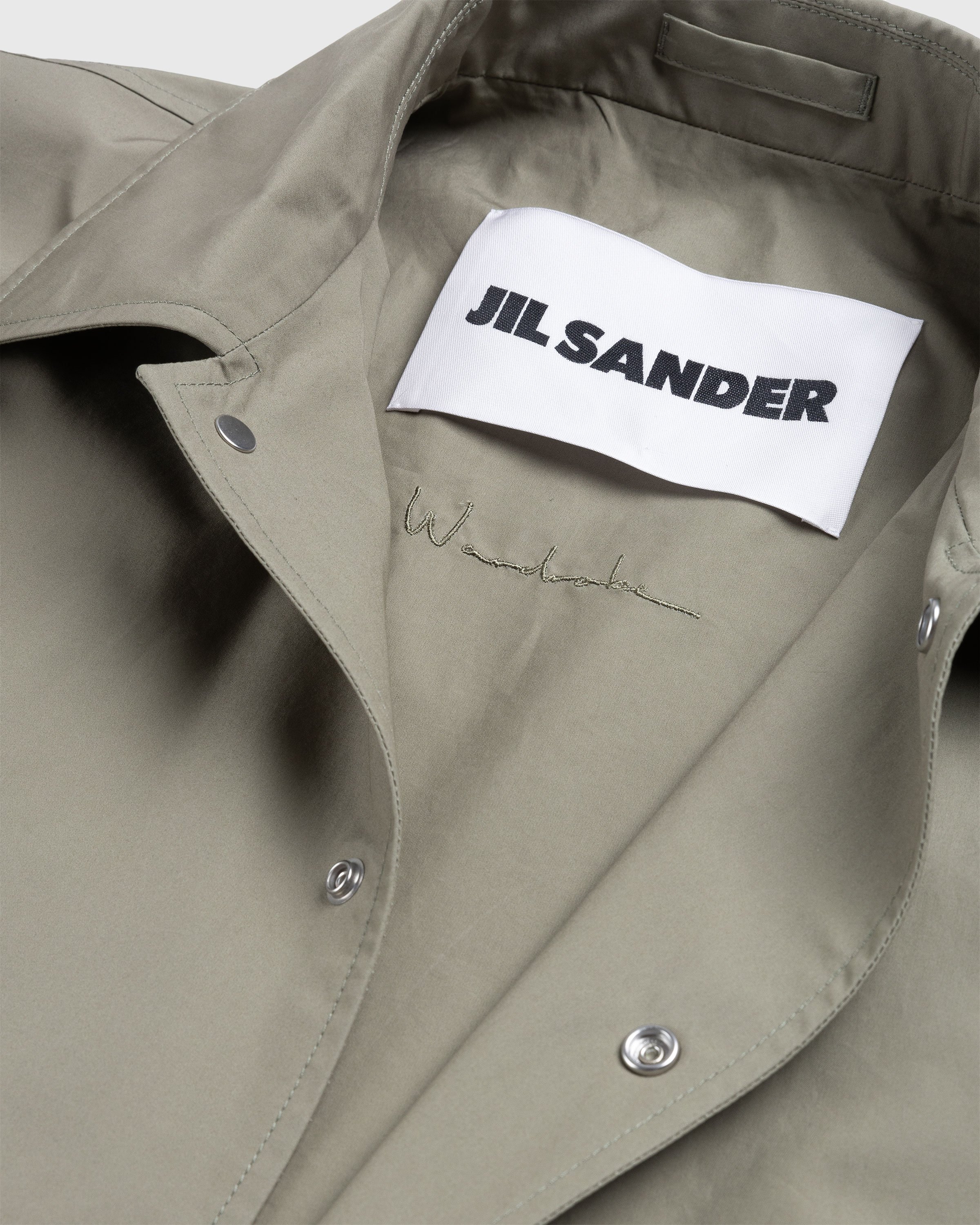 Jil Sander - Logo Jacket Medium Green - Clothing - Green - Image 6