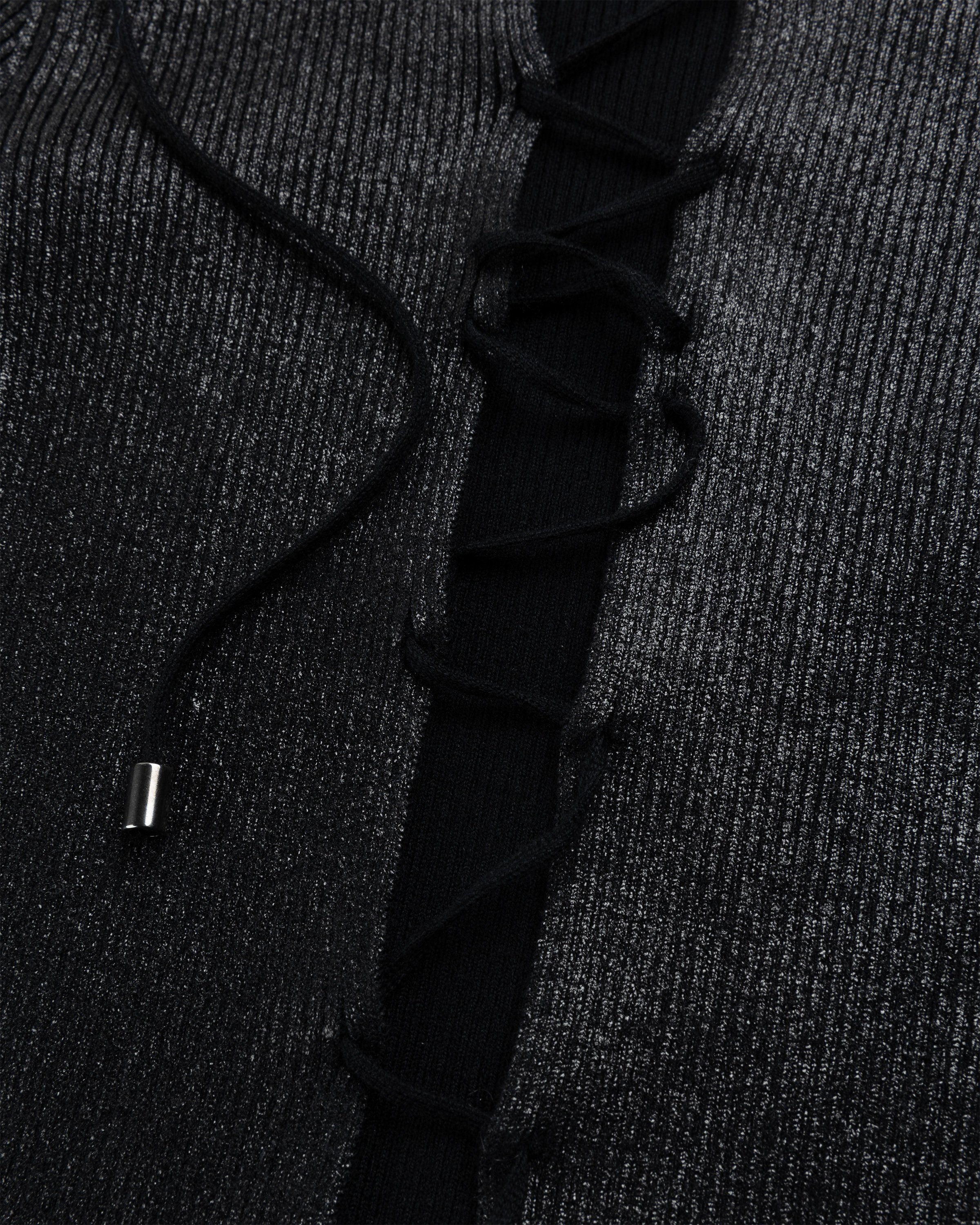 Jean Paul Gaultier - Lace Longsleeve Top - Turtlenecks - Black - Image 7