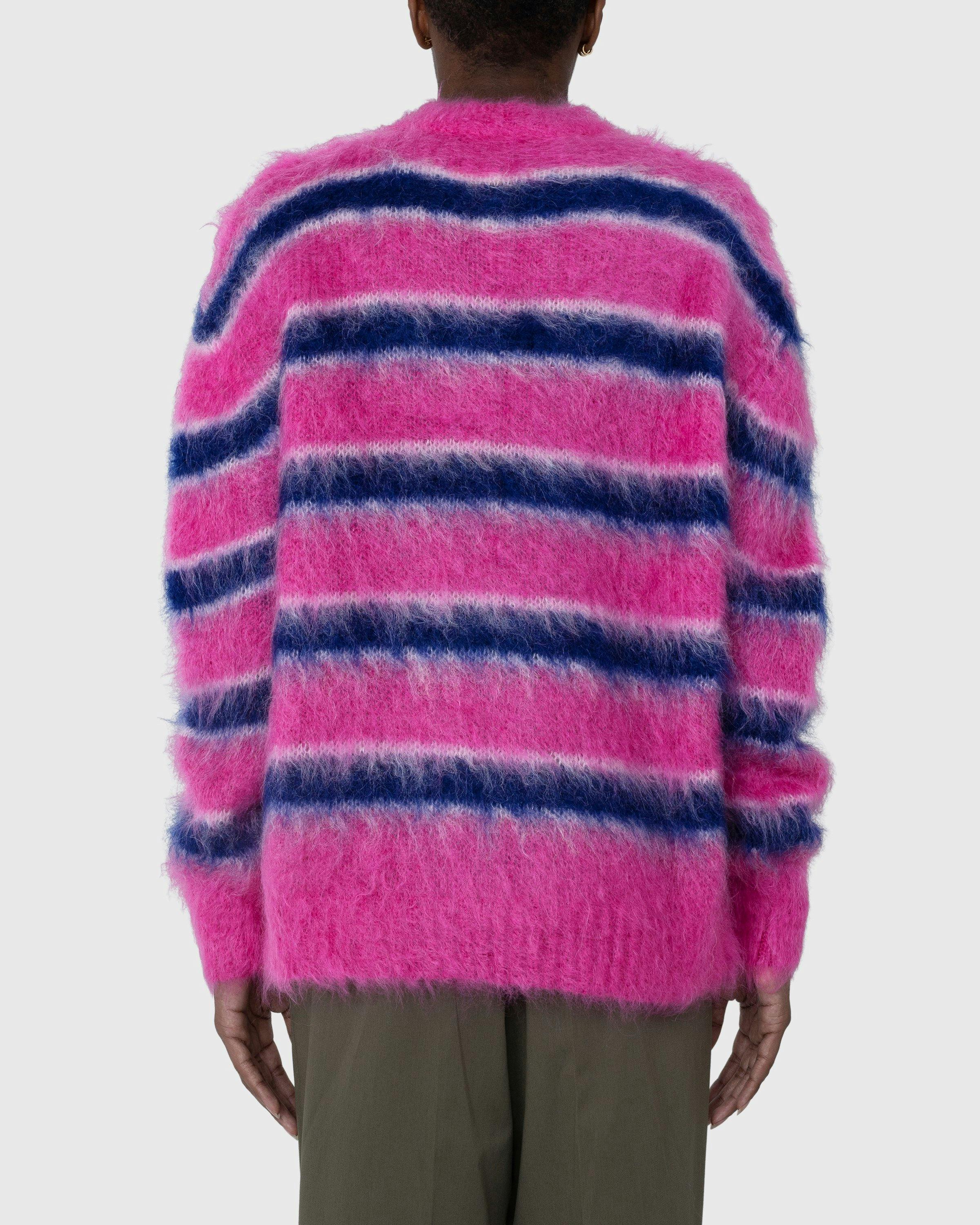 Marni - Striped Mohair Sweater Multi - Clothing - Multi - Image 4