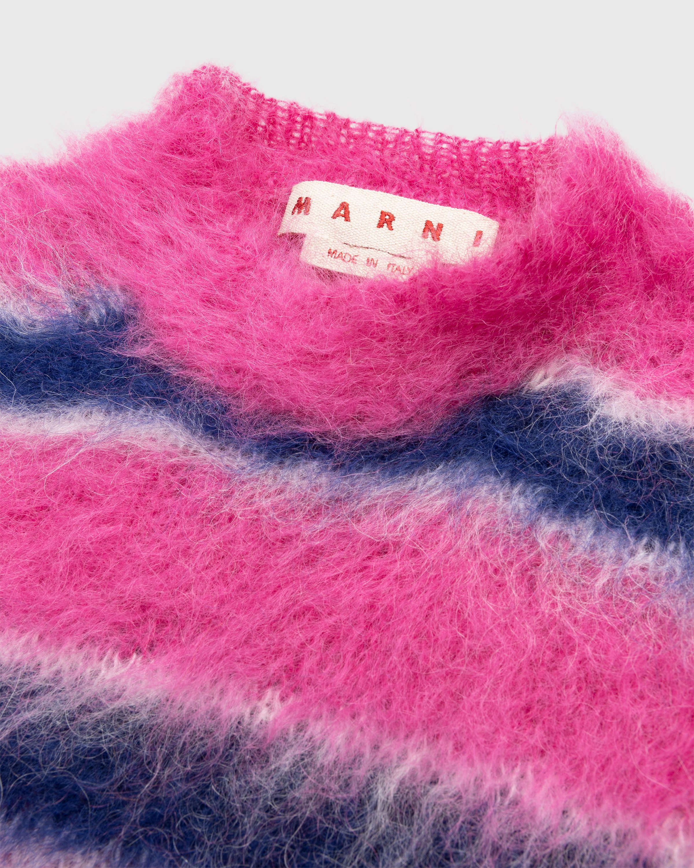 Marni - Striped Mohair Sweater Multi - Clothing - Multi - Image 6