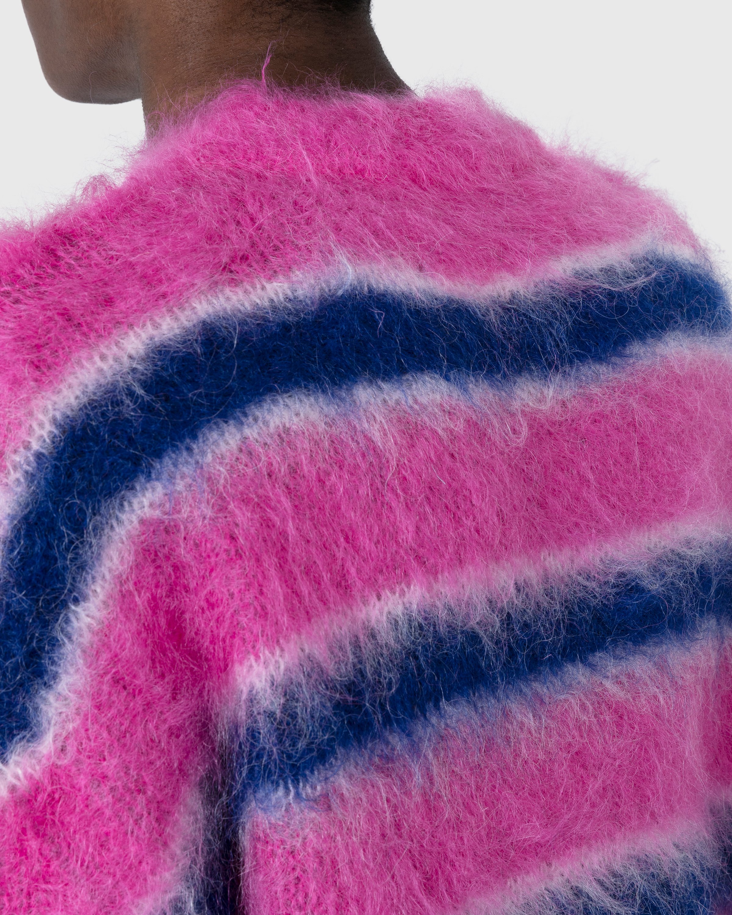 Marni - Striped Mohair Sweater Multi - Clothing - Multi - Image 7