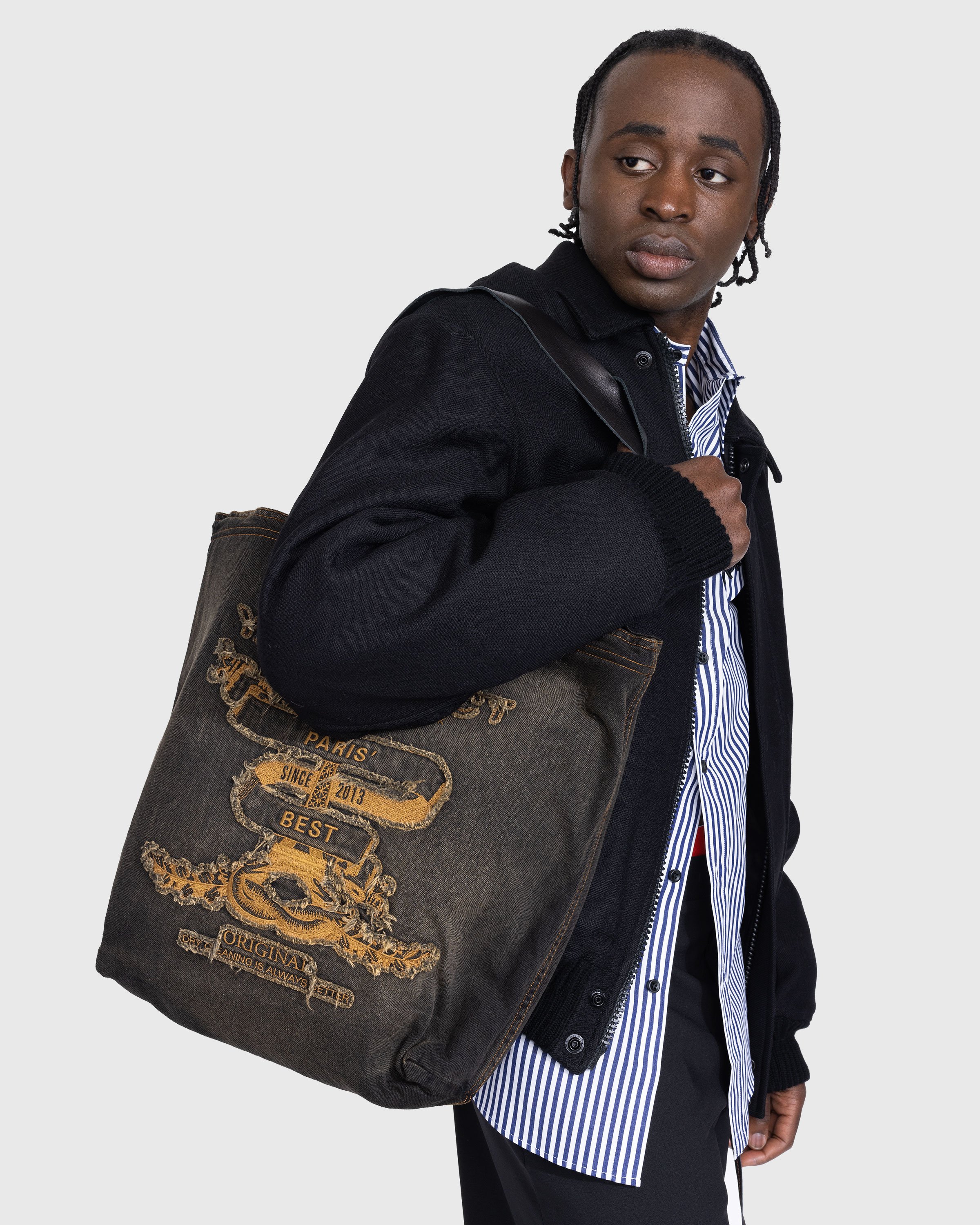 Y/Project - Paris' Best Tote Bag Vintage Black - Accessories - Black - Image 2