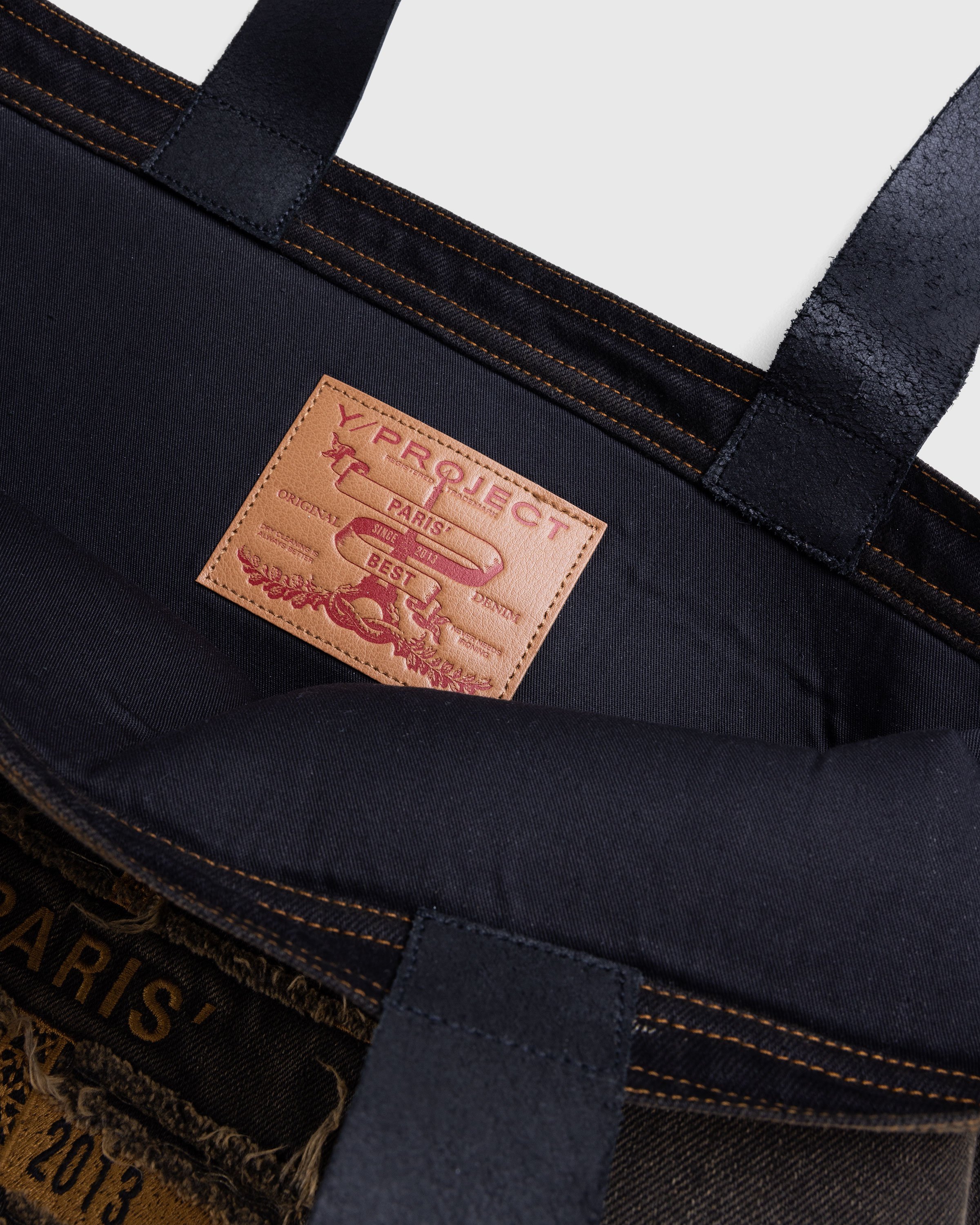 Y/Project - Paris' Best Tote Bag Vintage Black - Accessories - Black - Image 5