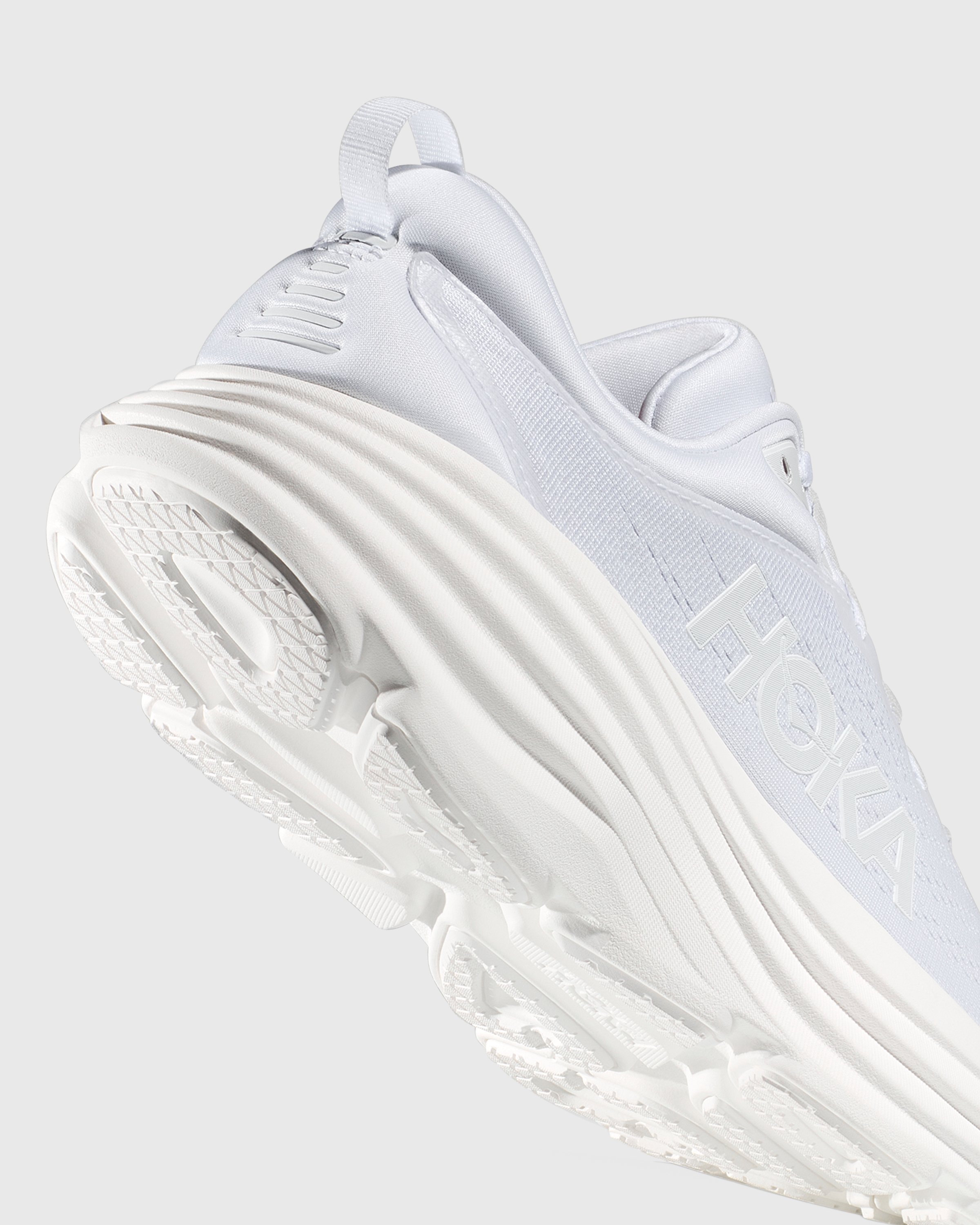 HOKA - M BONDI 8 White - Footwear - White - Image 3