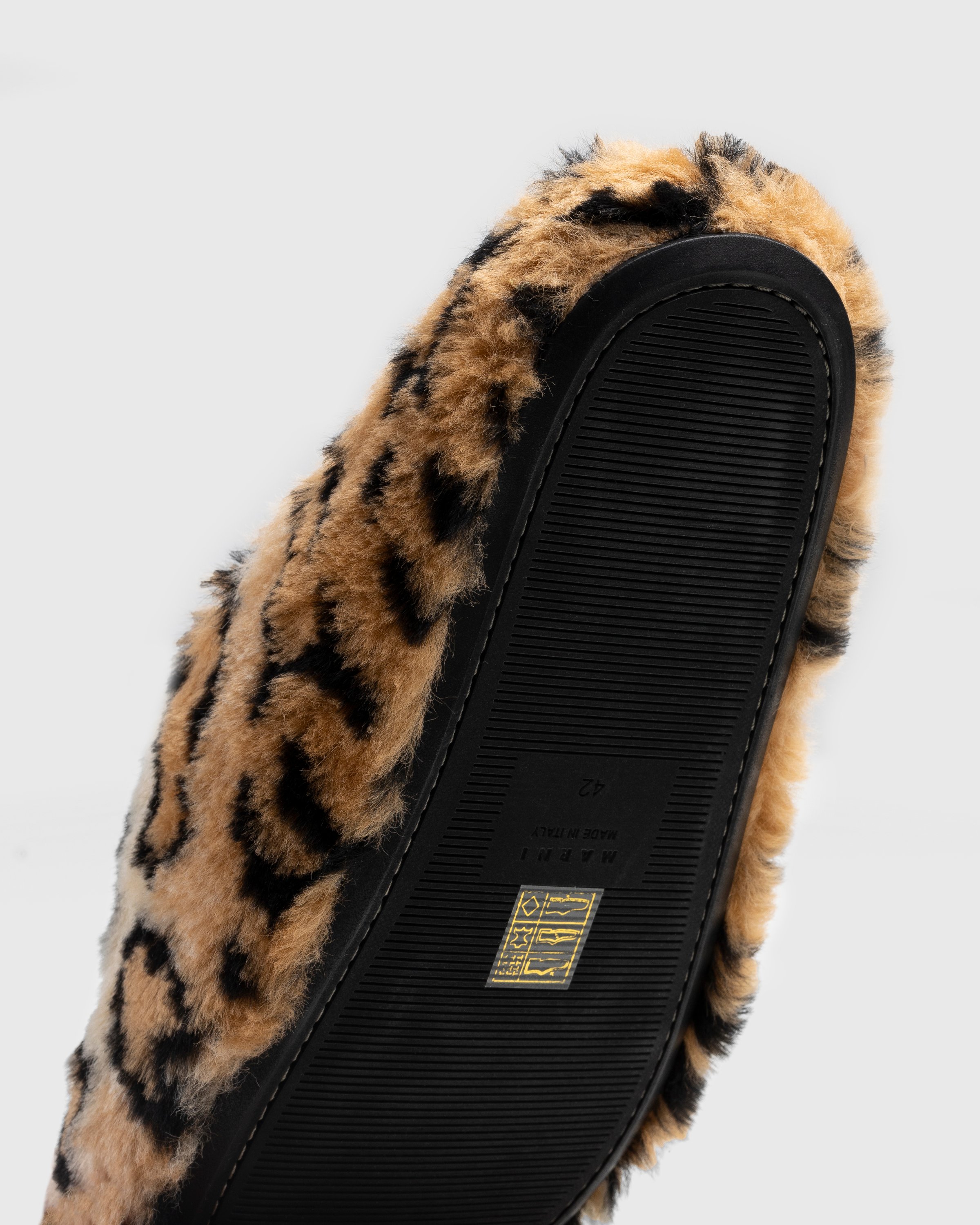 Marni - Leopard Mule Sabot - Footwear - Brown - Image 6
