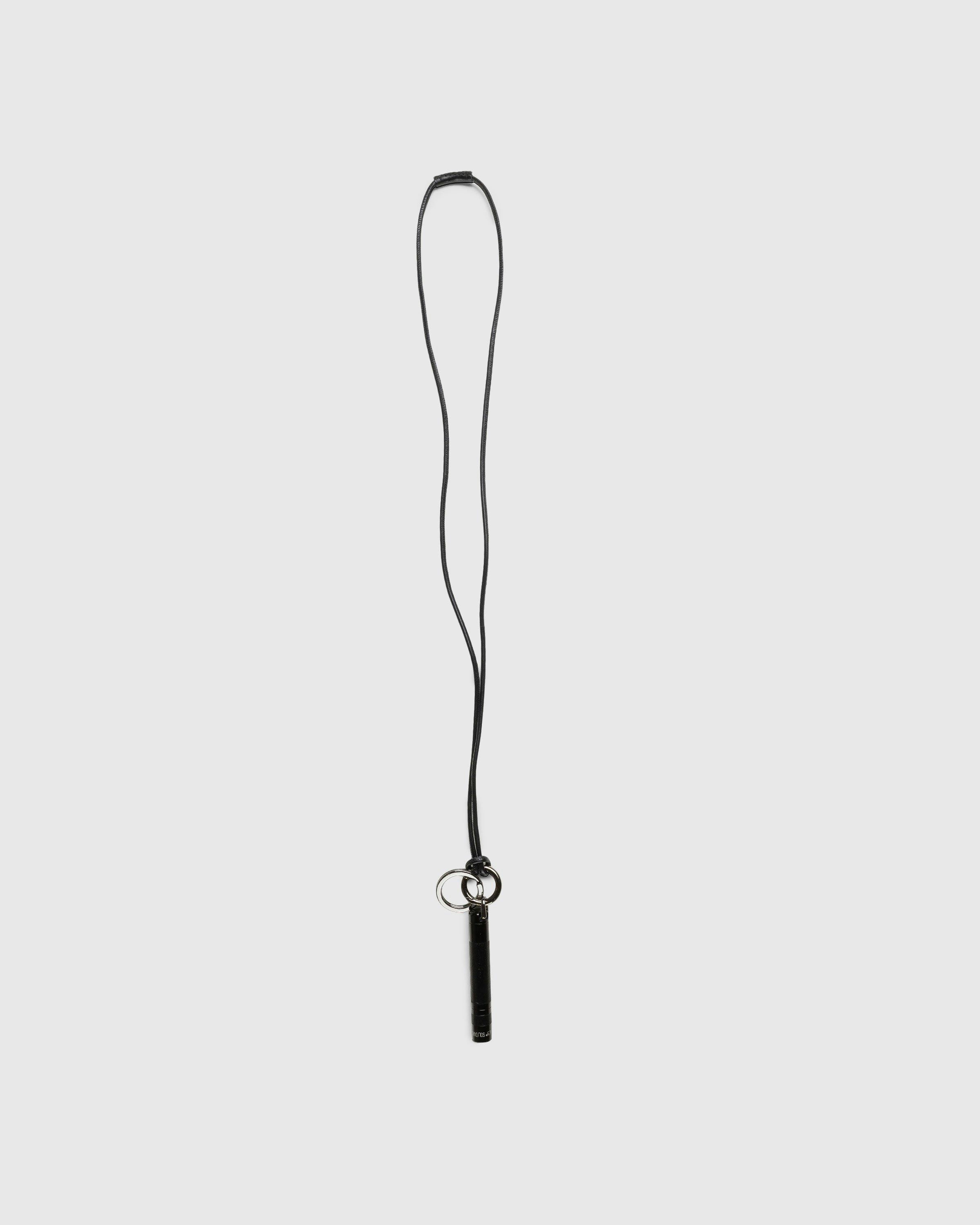 Lemaire - Maglite Leather Necklace Black - Accessories - Black - Image 2